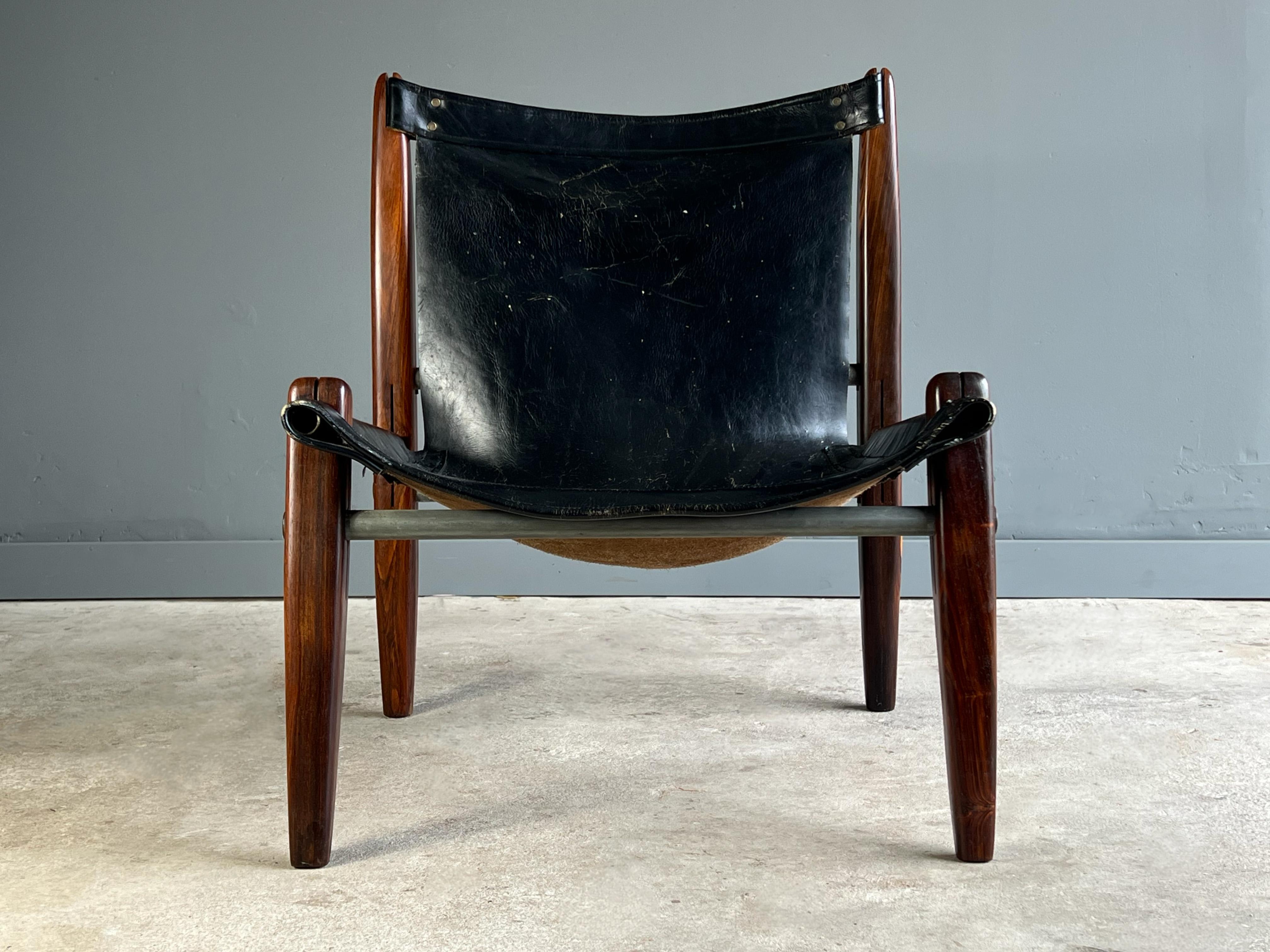 Steel Rare Mexican Modern Chair by Don Shoemaker