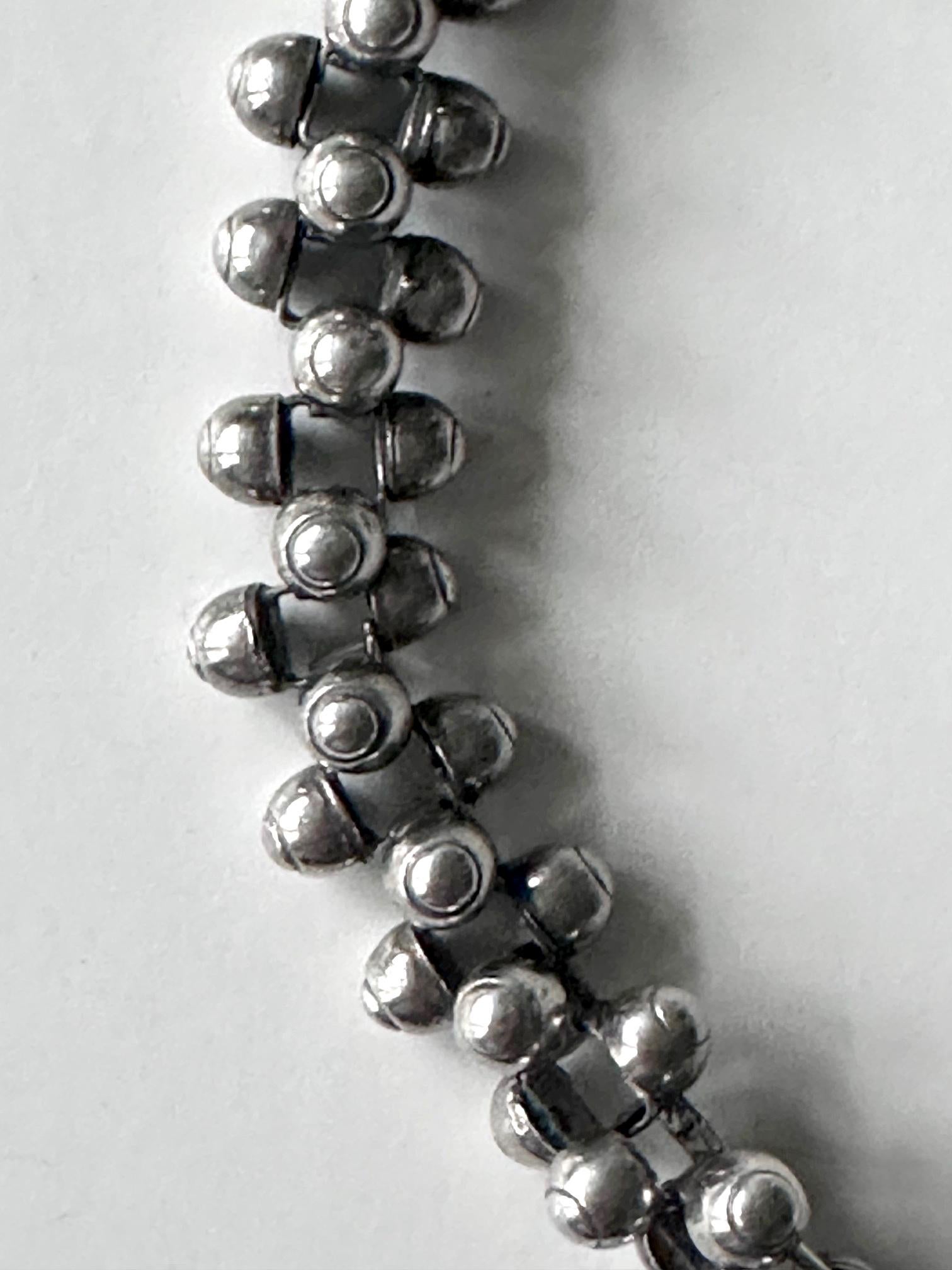 Rara joyería moderna mexicana de plata Suite Caviar Model William Spratling en Bueno estado para la venta en Atlanta, GA