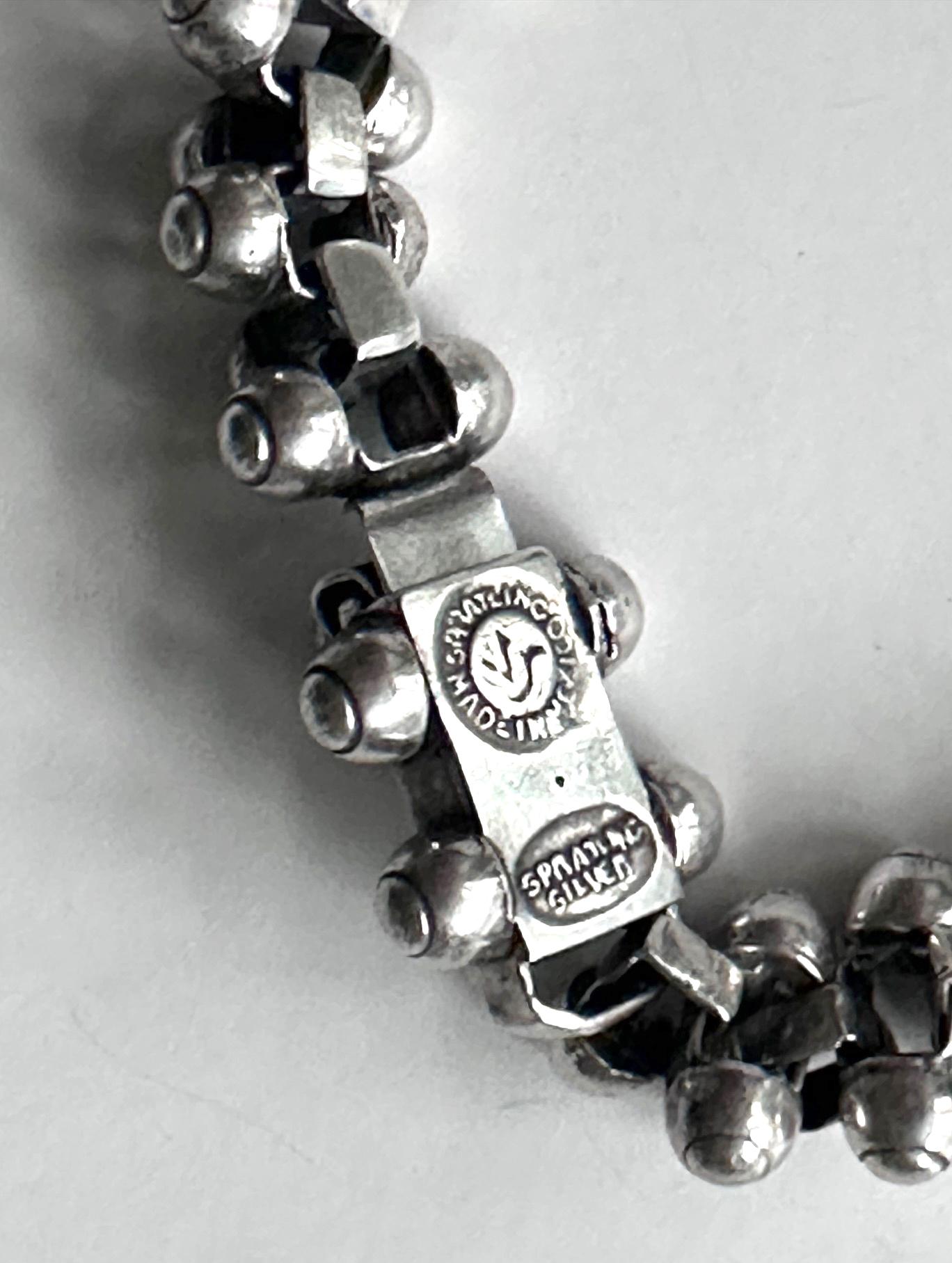 Rara joyería moderna mexicana de plata Suite Caviar Model William Spratling mediados del siglo XX en venta
