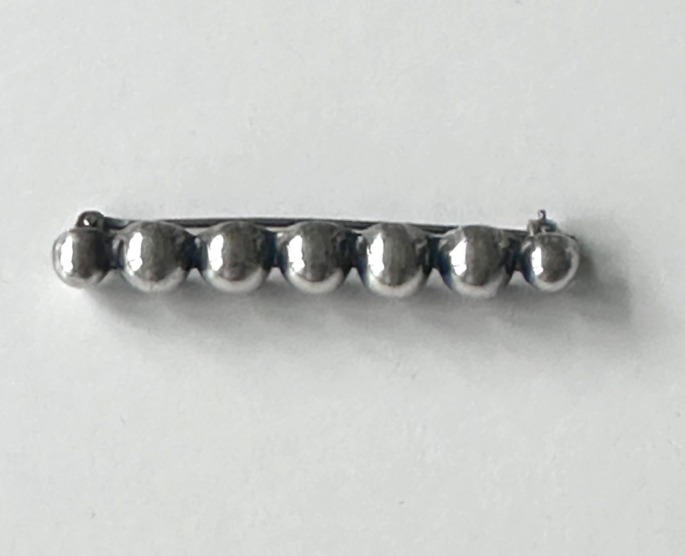 Rara joyería moderna mexicana de plata Suite Caviar Model William Spratling Silver en venta