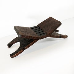 Rare Mexican Small Folding Stool Attributed to Don Shoemaker