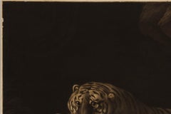 Rare Mezzotint Engraving "a Tigress" by John Murphy After George Stubbs, c.1798