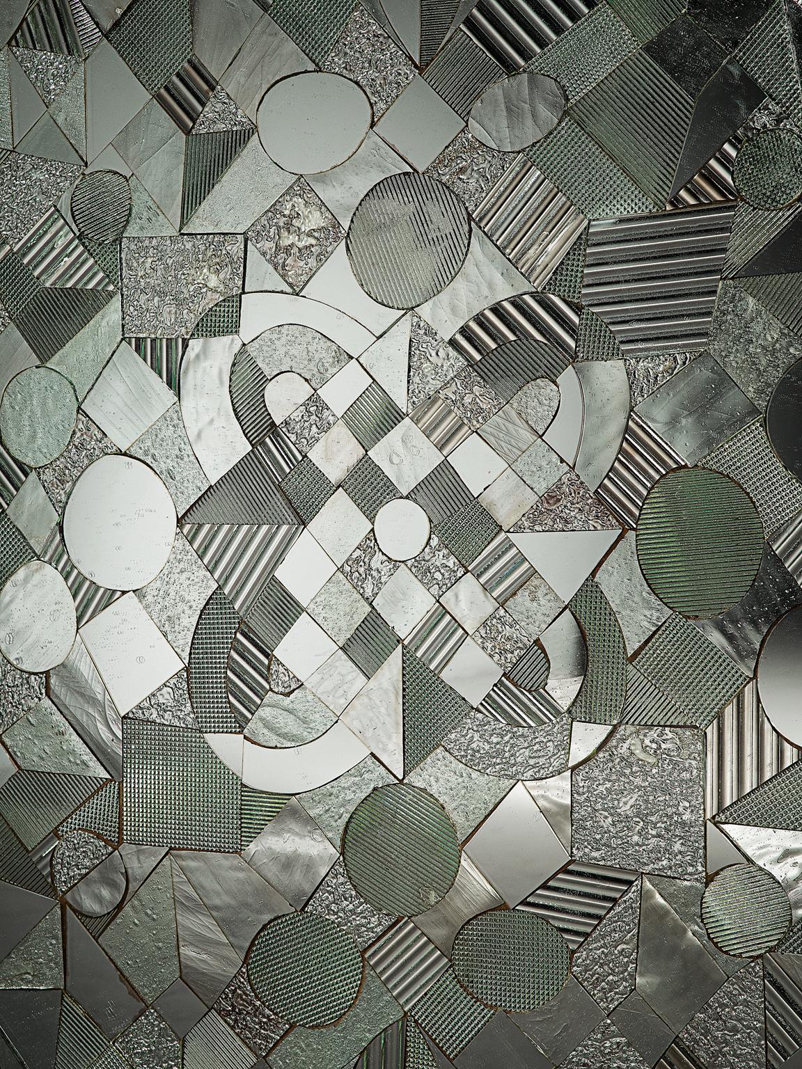 Mid-Century Modern Rare Michel Martens Art Mirror, 1970