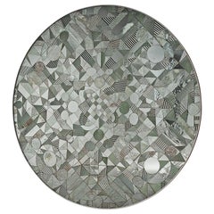 Rare Michel Martens Art Mirror, 1970