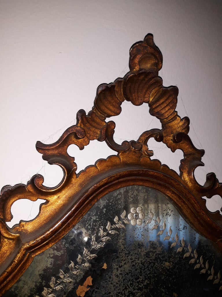 Venetian Mirror With Rococo Style