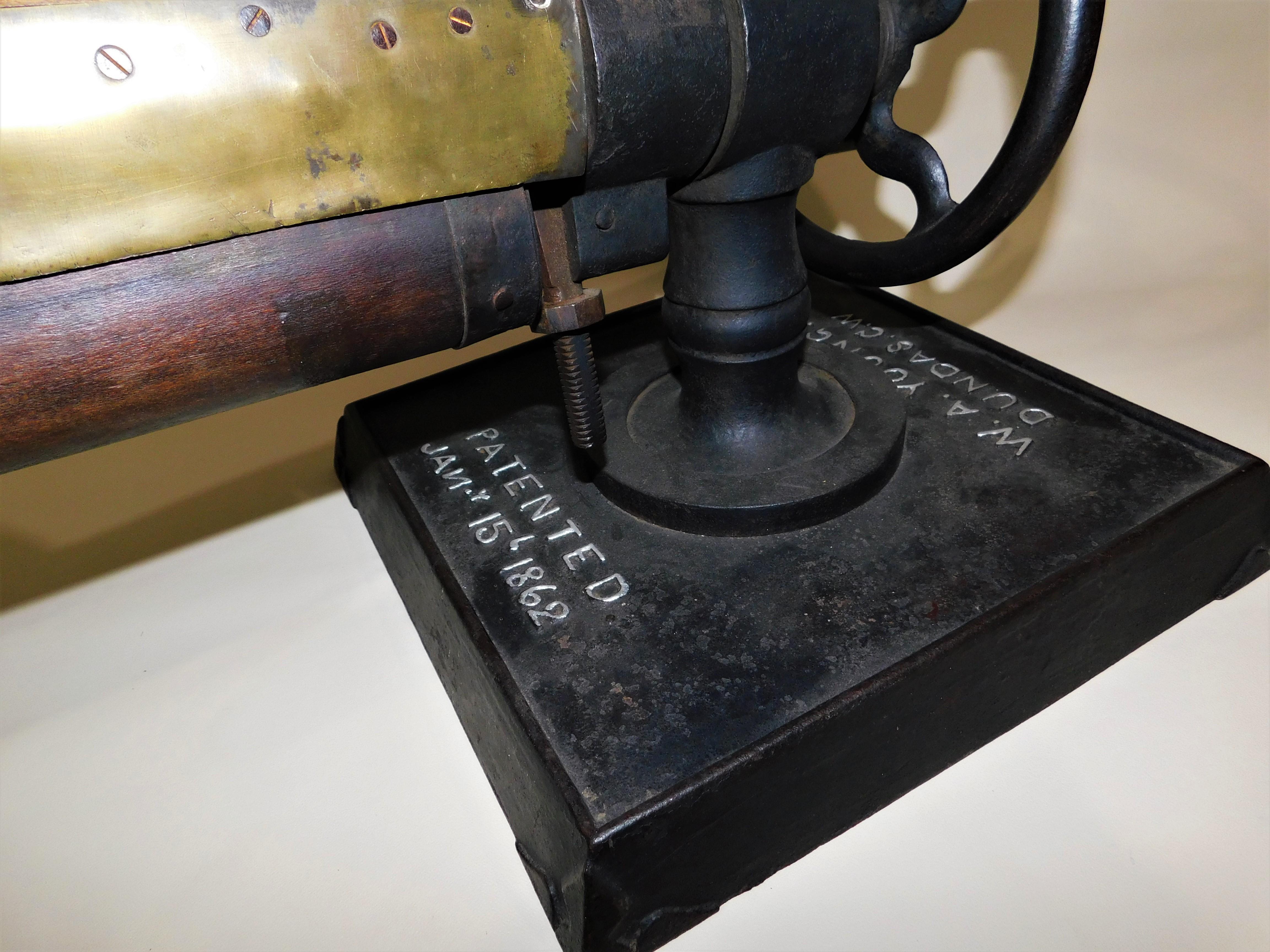 Rare Mid-19th Century W.A. Young Industrial Boot Stretcher In Good Condition In Hamilton, Ontario
