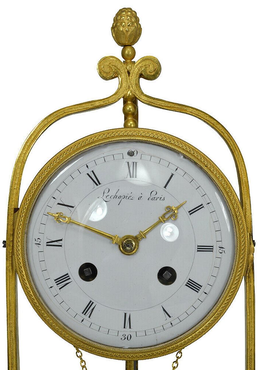 French Rare Mid-19th Century Well Clock