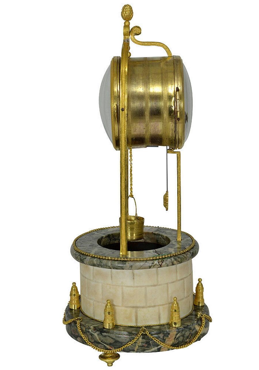 Rare Mid-19th Century Well Clock In Good Condition In Saint-Ouen, FR