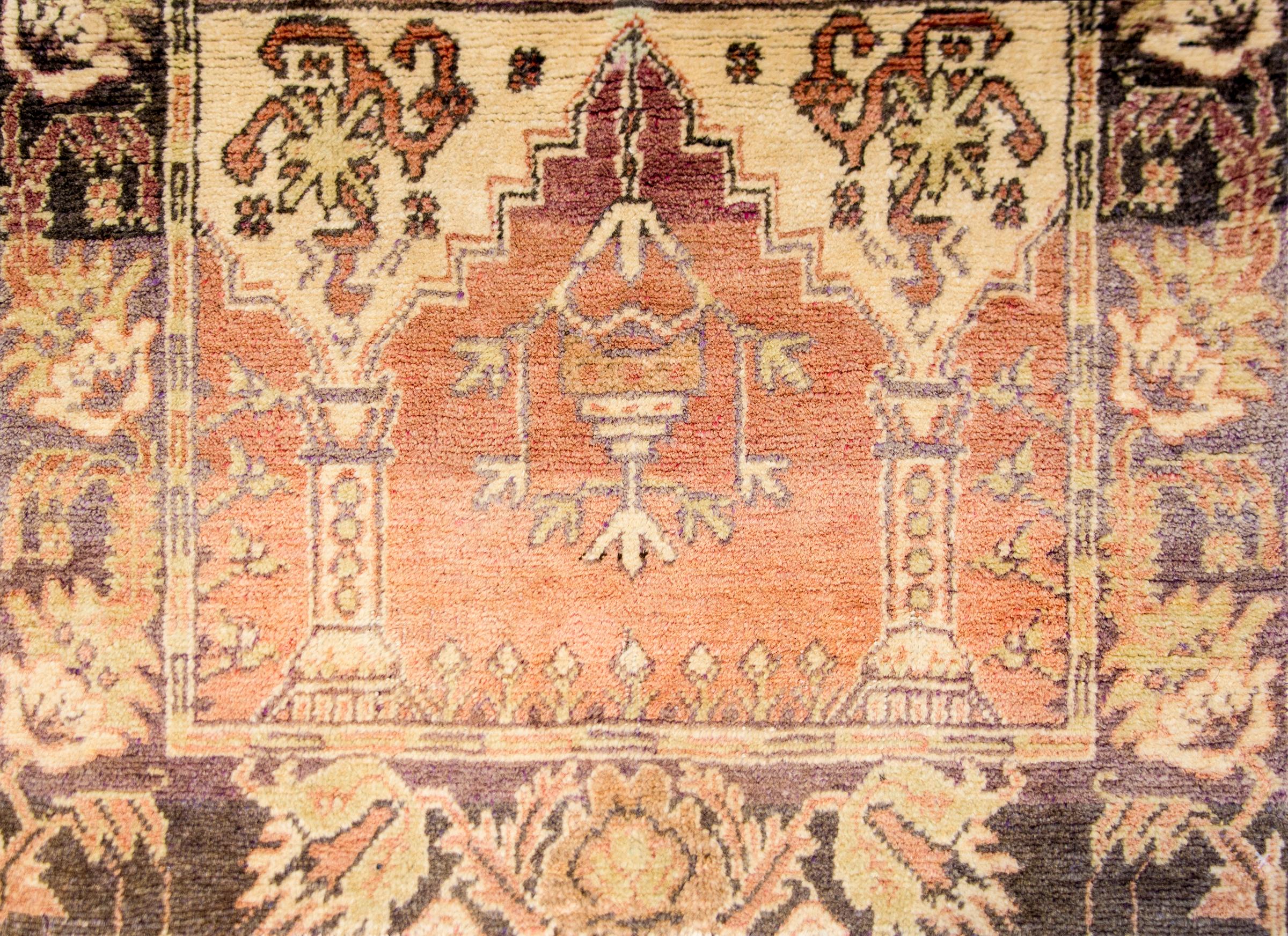 Khotan Rare Mid-20th Century Samarghand Prayer Rug