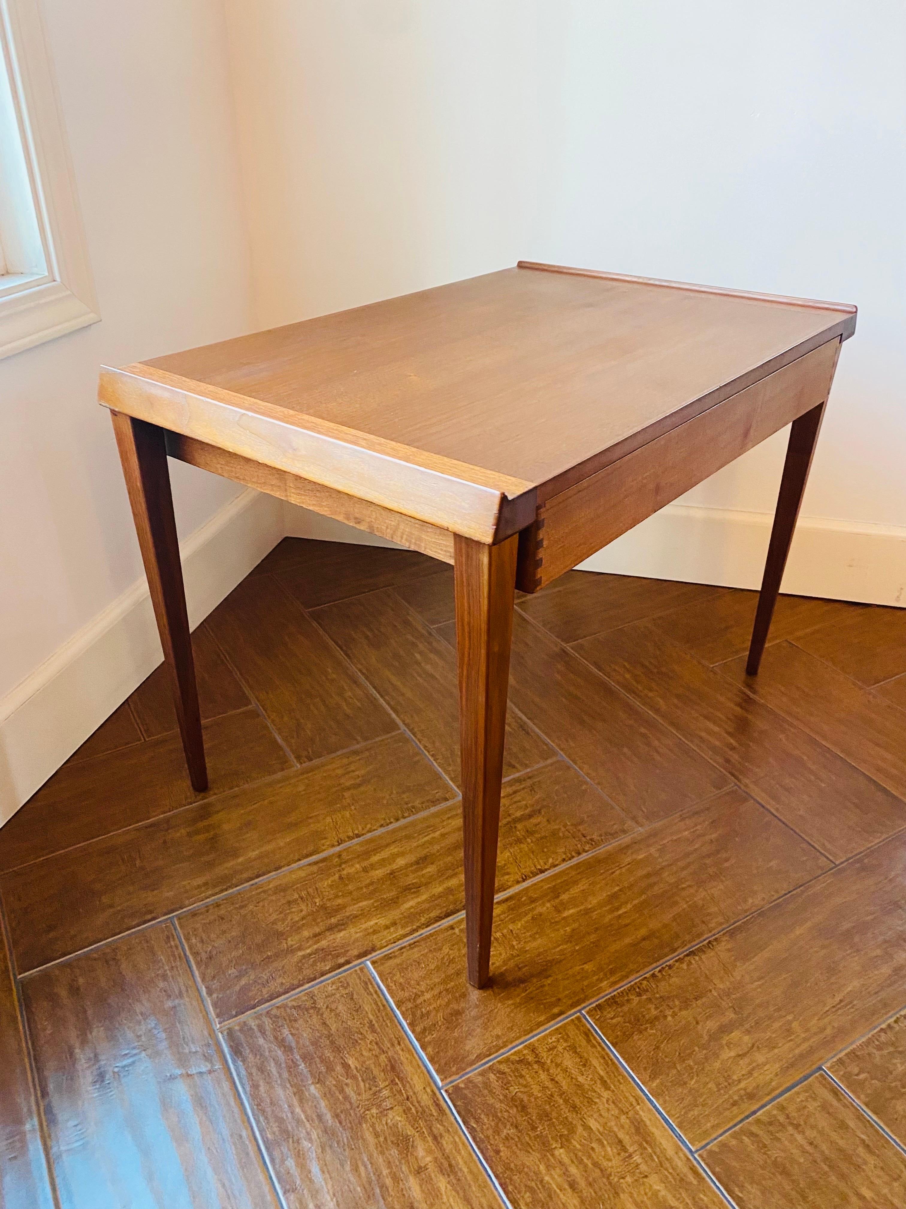 Danish Rare Mid Century 1960s Teak Side Table by Moreddi Danmark