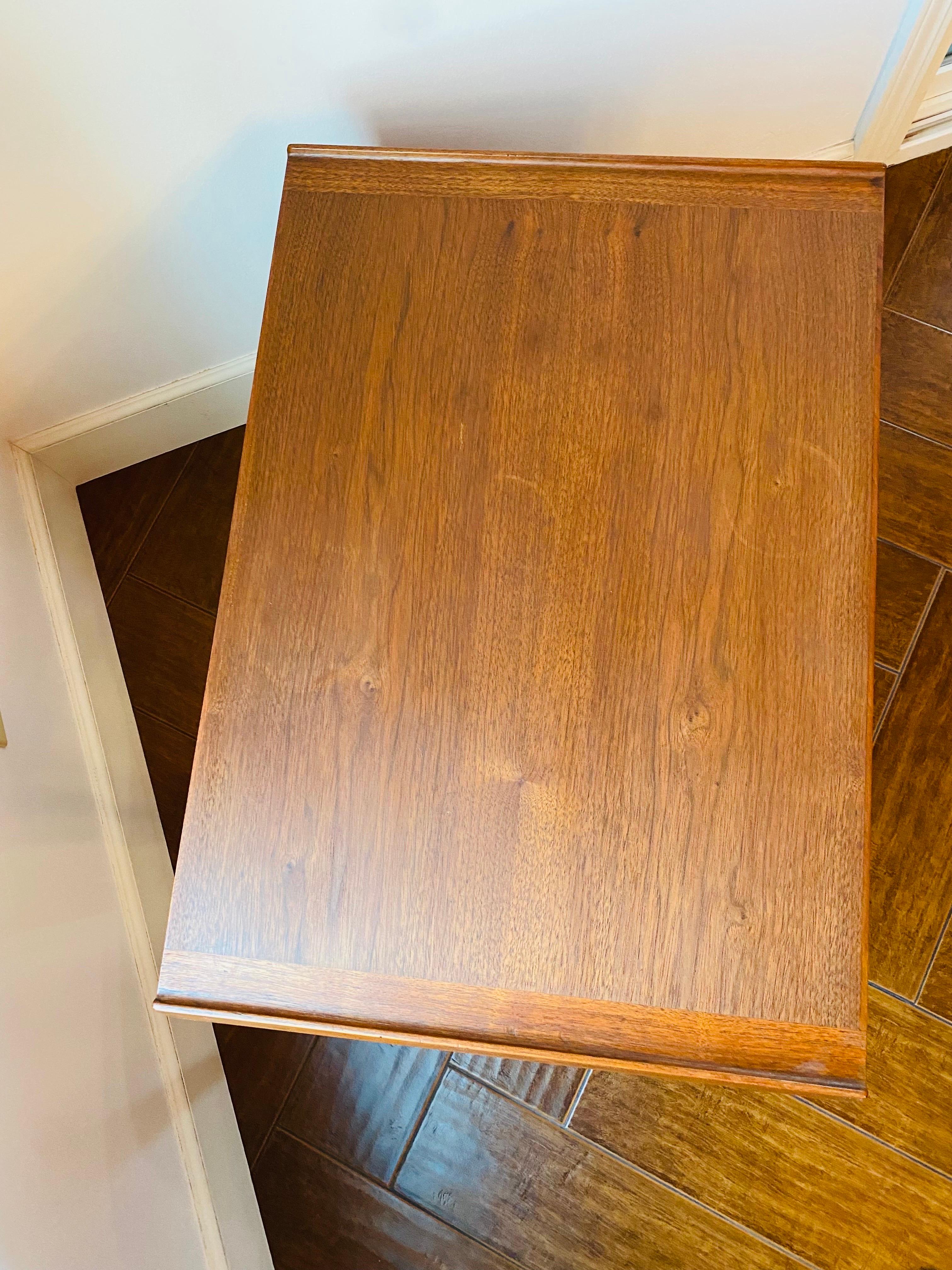 Hand-Crafted Rare Mid Century 1960s Teak Side Table by Moreddi Danmark