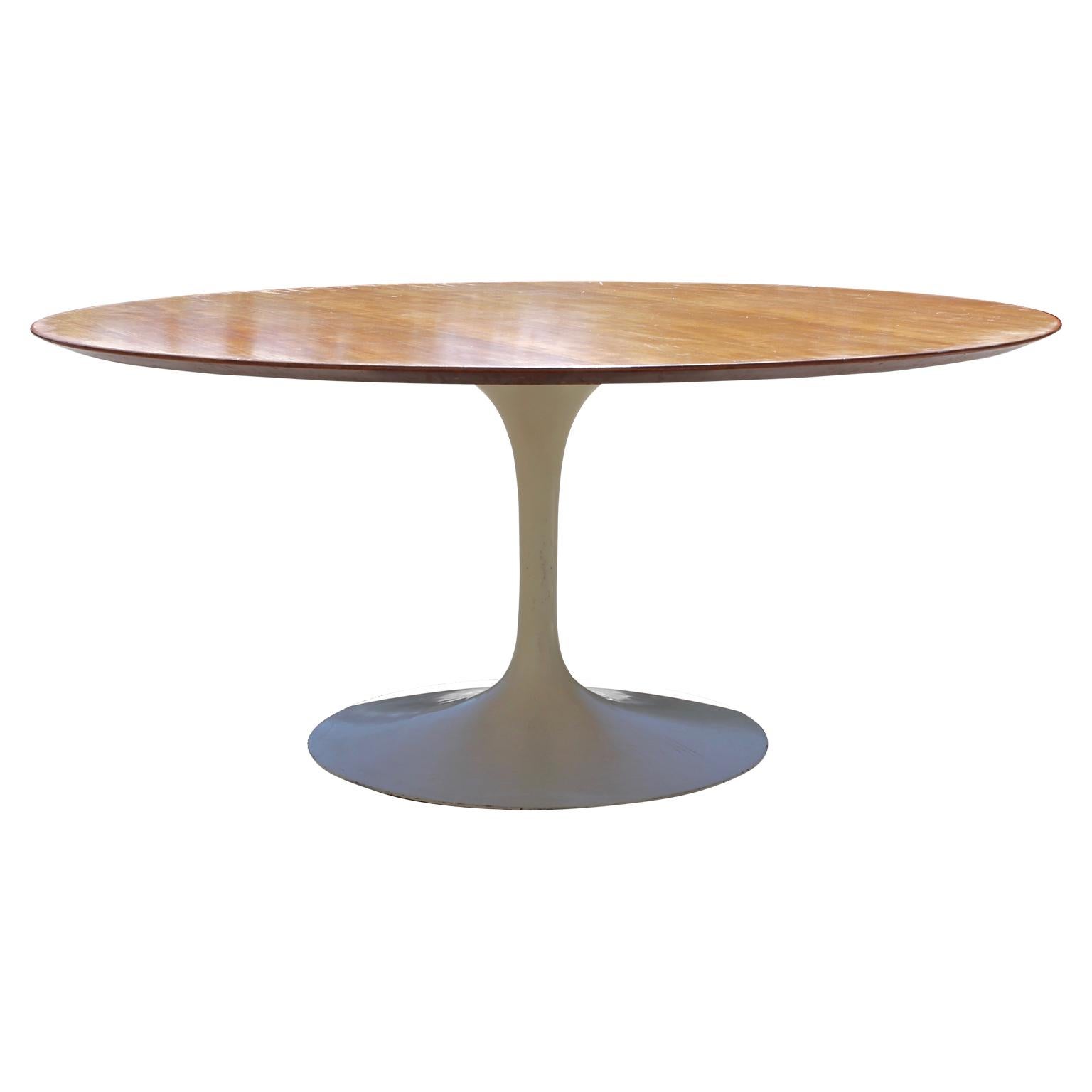 wooden tulip table
