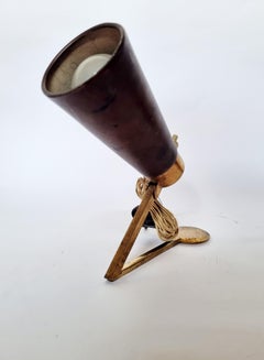 Rare Mid Century Adjustable Table or Desk Lamp in Stilnovo style, Italy 60s