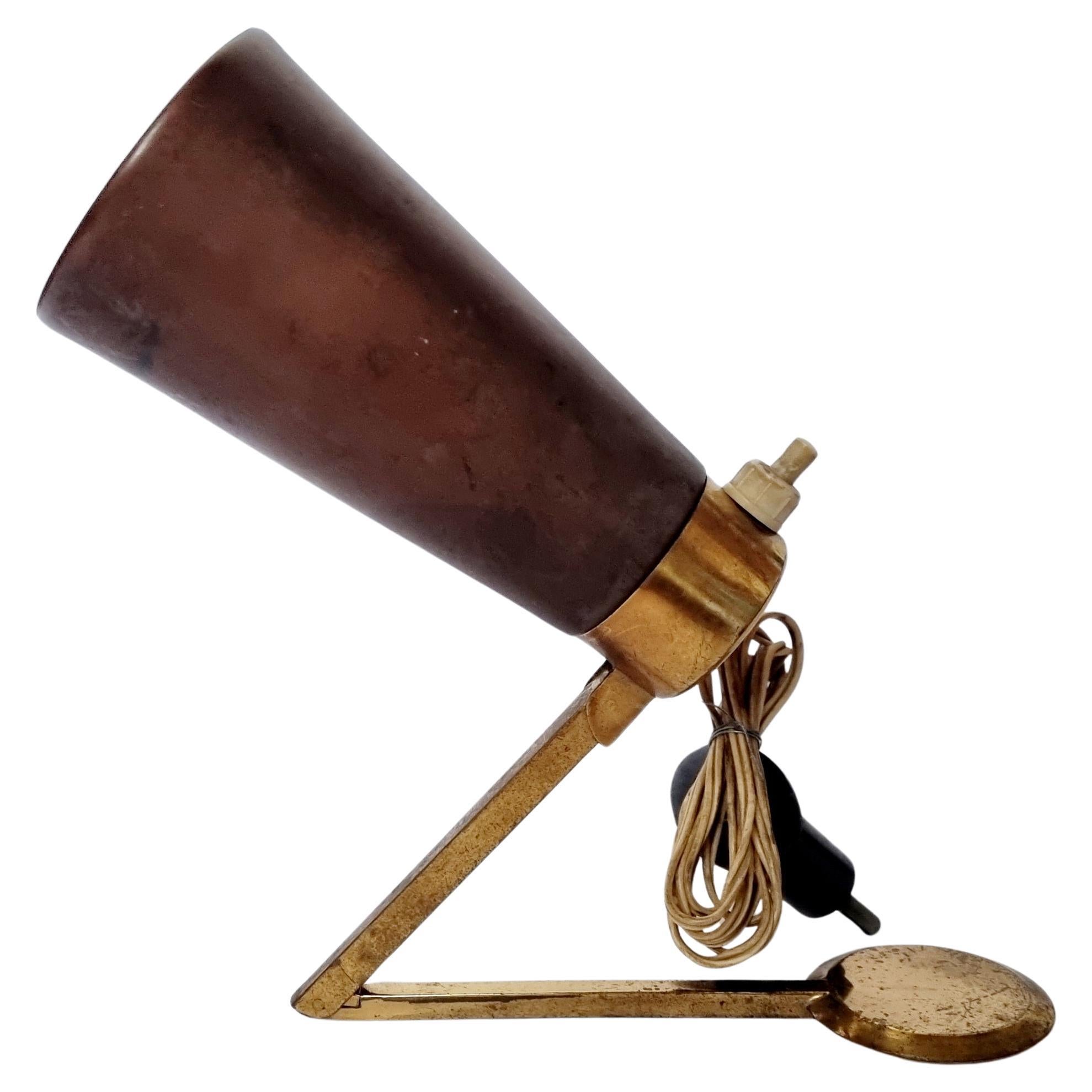 Rare Mid Century Adjustable Table or Desk Lamp in Stilnovo style, Italy 60s