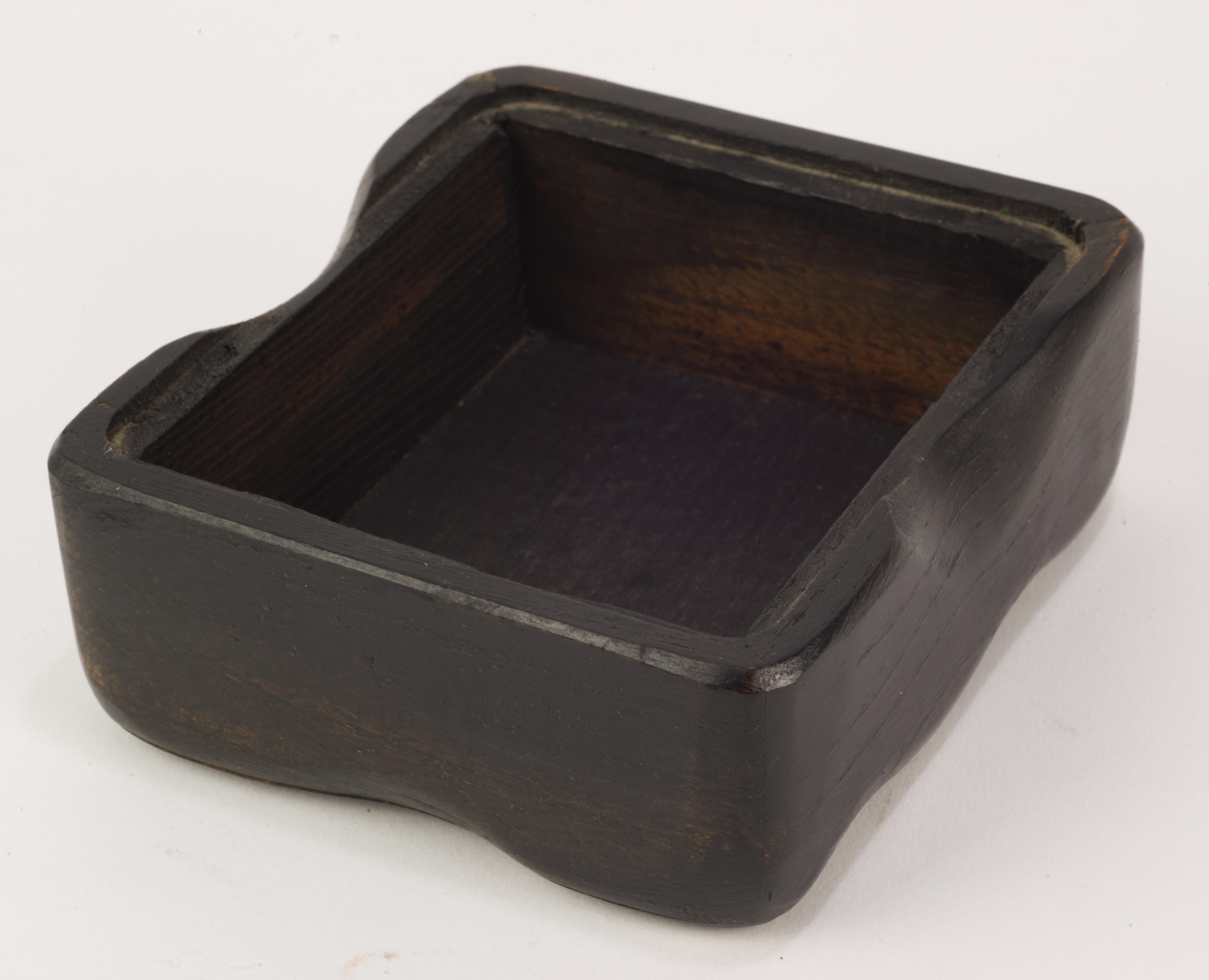 Metal Rare Mid-Century Artisan Copper Enamel Box and Lid by Capo Esmaltes