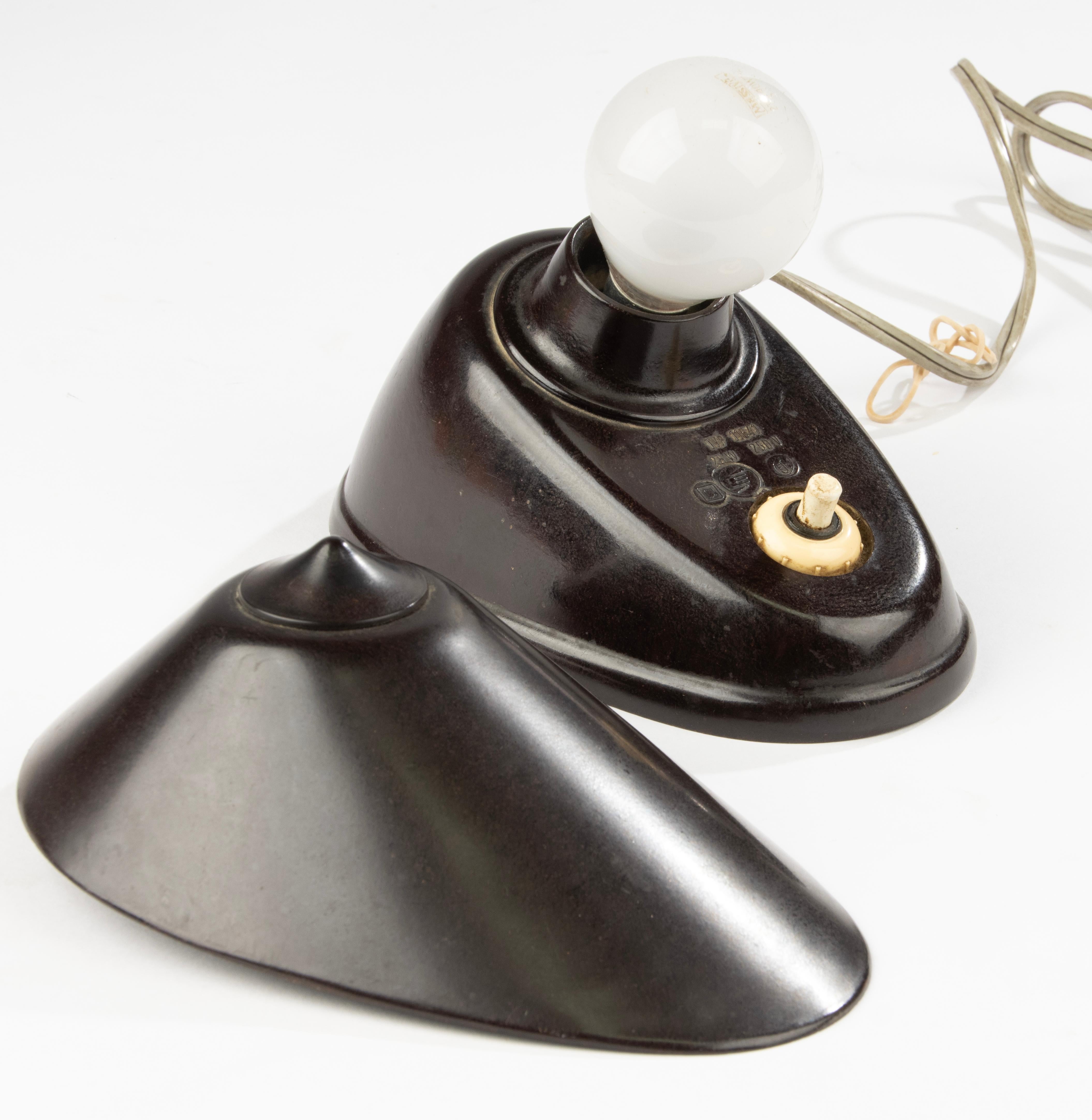 Rare Mid-Century Bakelite Desk Lamp - Attributed to Hala Zeist Netherlands For Sale 5