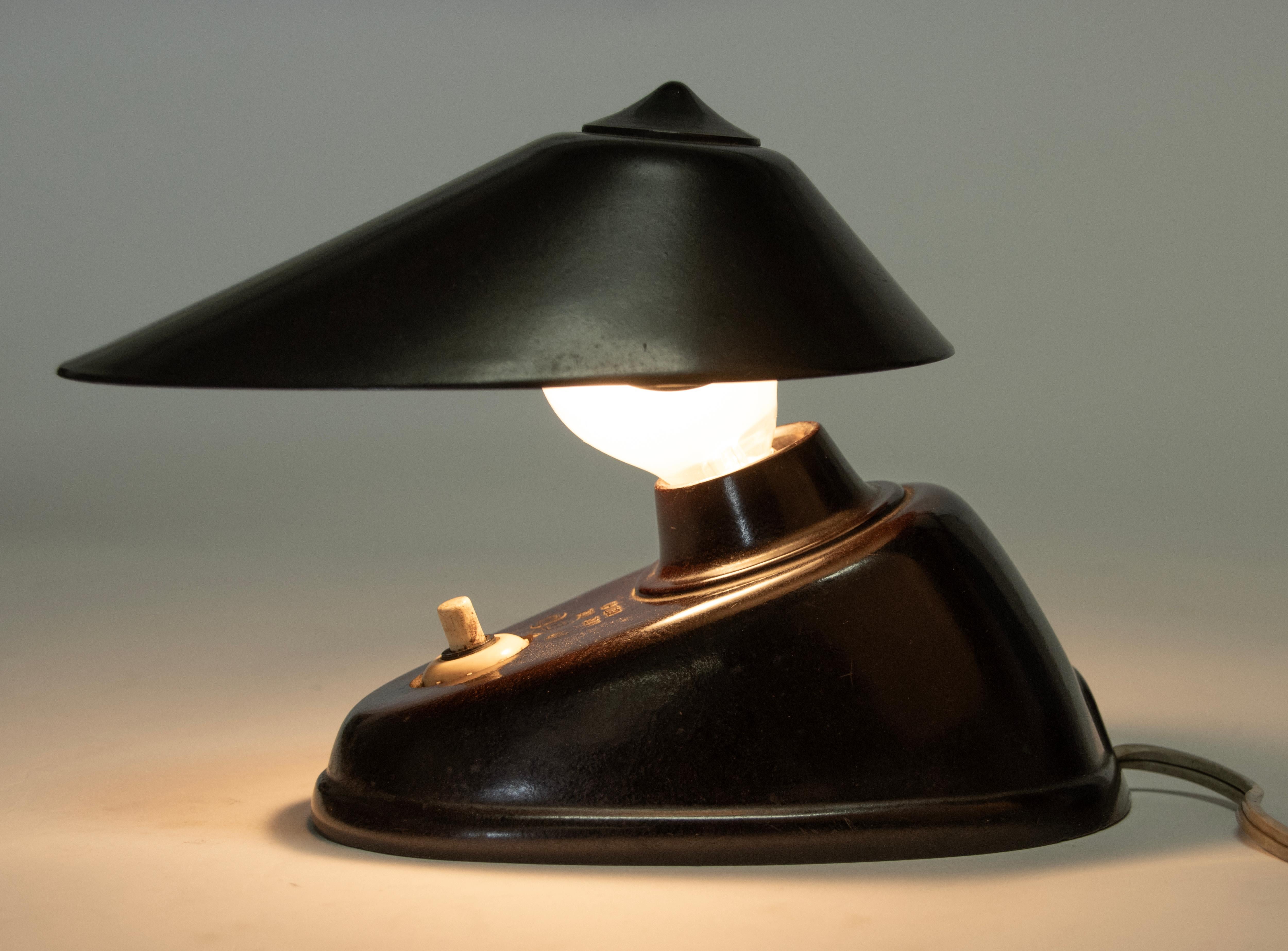 Rare Mid-Century Bakelite Desk Lamp - Attributed to Hala Zeist Netherlands For Sale 8