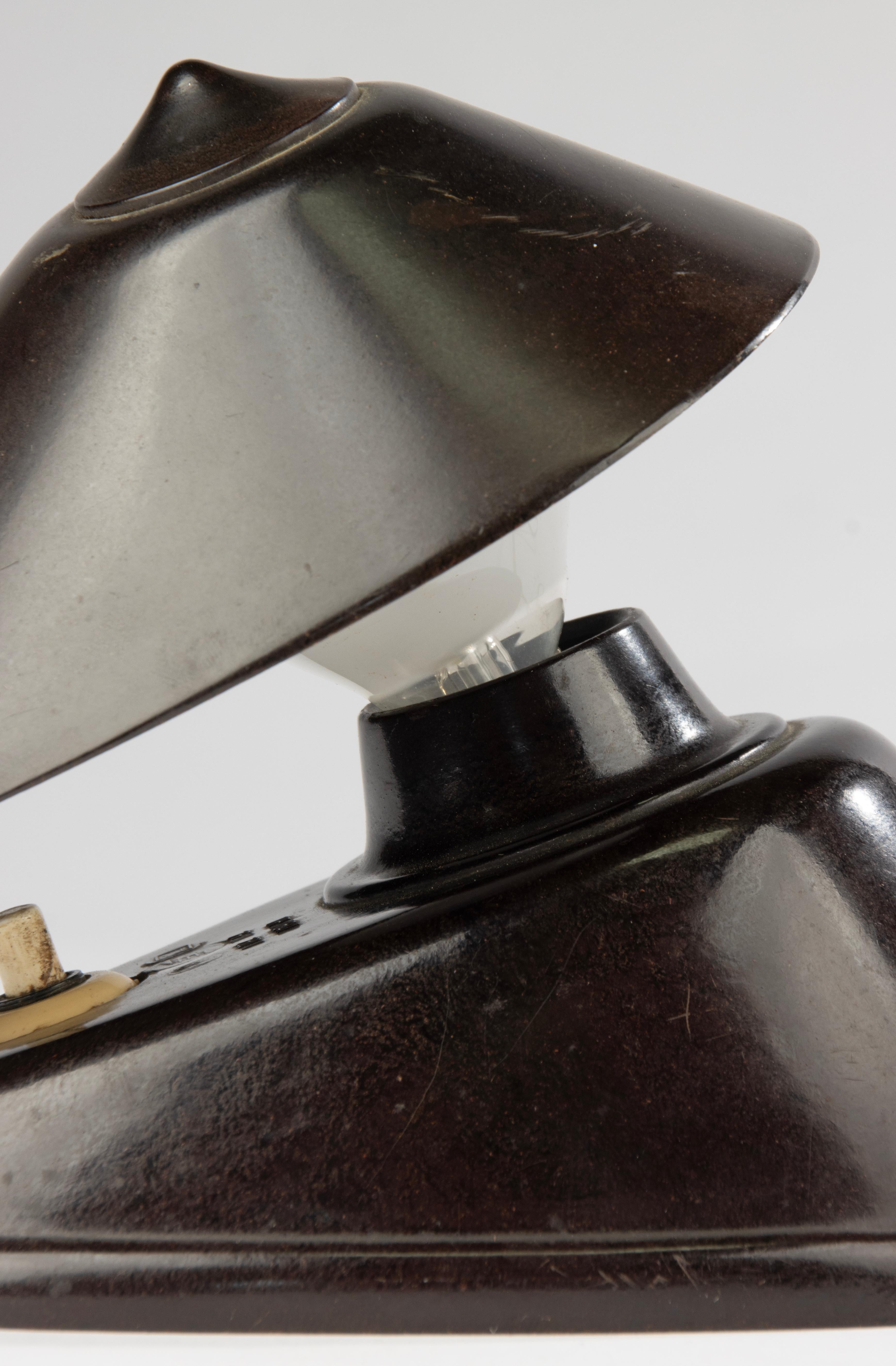 Mid-Century Modern Rare Mid-Century Bakelite Desk Lamp - Attributed to Hala Zeist Netherlands For Sale