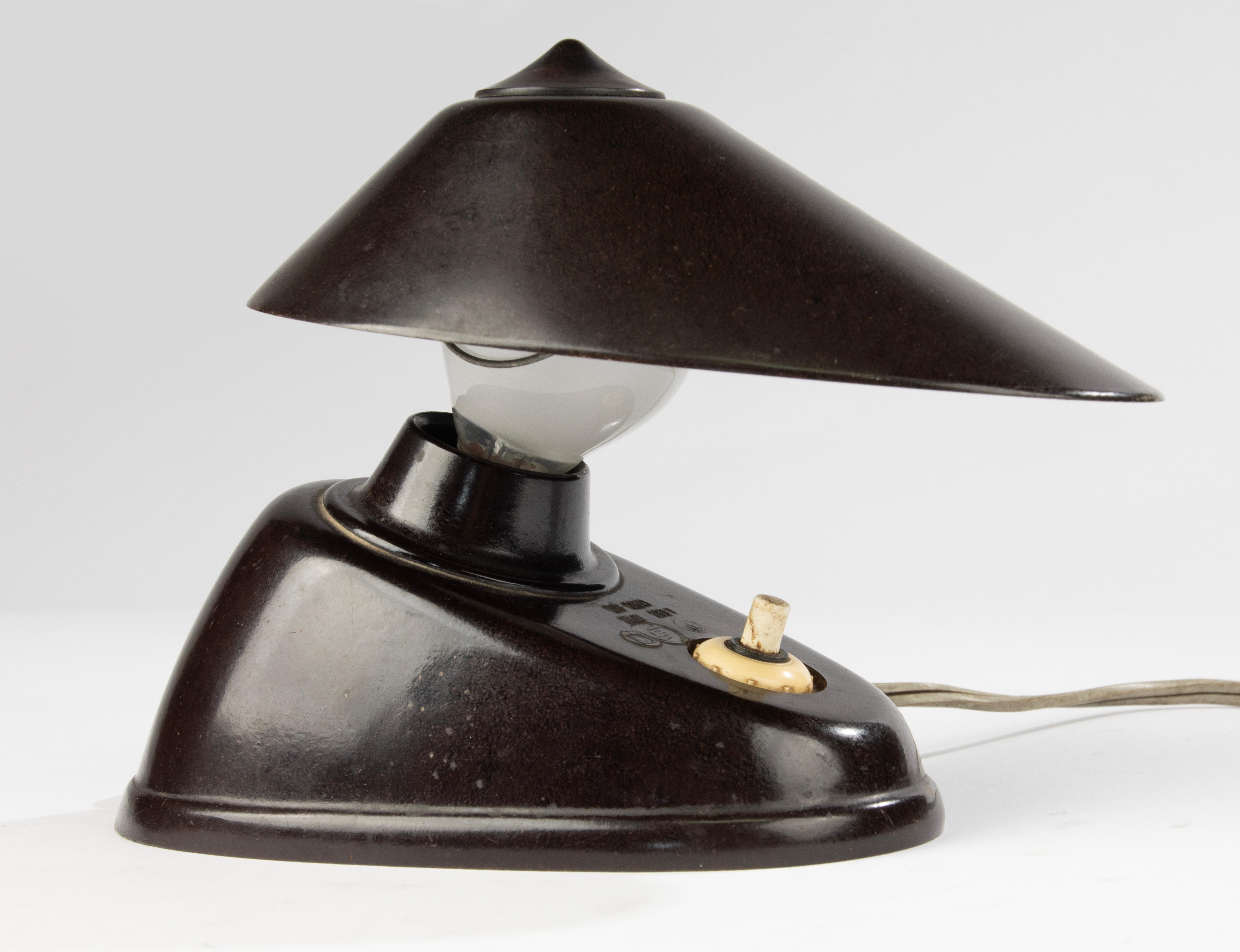 Rare Mid-Century Bakelite Desk Lamp - Attributed to Hala Zeist Netherlands For Sale 1