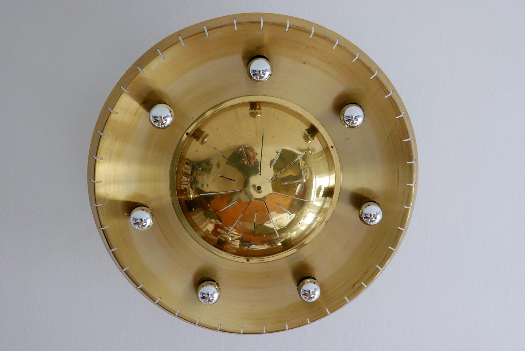 Rare Mid-Century Ceiling Light or Chandelier by Günter Trieschmann Germany 1950s For Sale 2