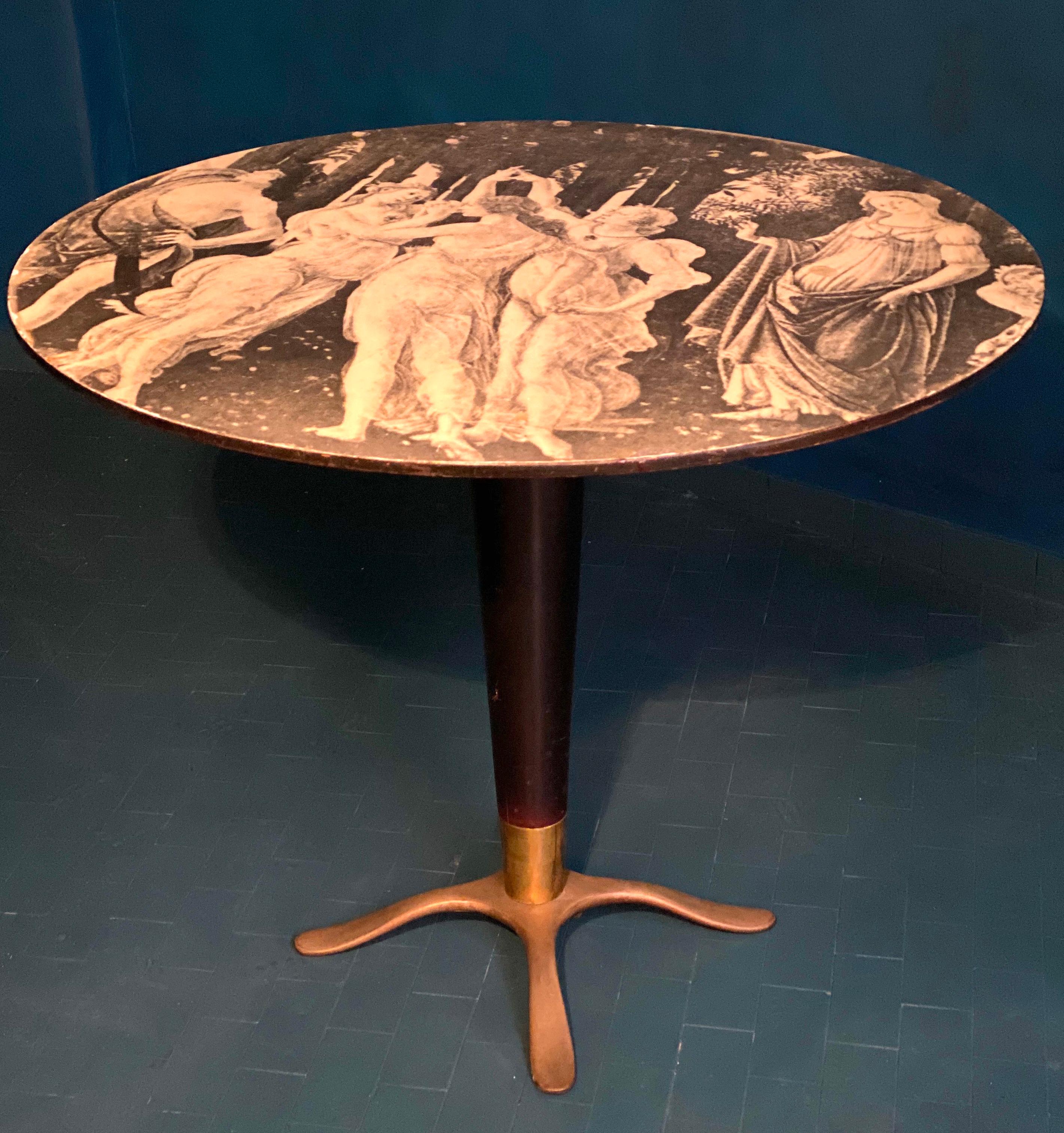 Mid-Century Modern Rare Mid-Century Center Table or Occasional Table Attr.To Osvaldo Borsani For Sale