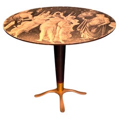 Rare table centrale ou table d'appoint du milieu du siècle dernier attribuée à Osvaldo Borsani