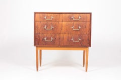 Rare Midcentury Chest in Rosewood, Designed by Mogens Lysell, Danish, 1950s