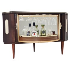 Rare Mid century Corner  German bar/ sideboard, 1950s