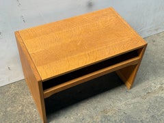 Seltener dänischer Aksel Kjaersgaard Eichenhocker aus der Mitte des Jahrhunderts, 1960er Jahre