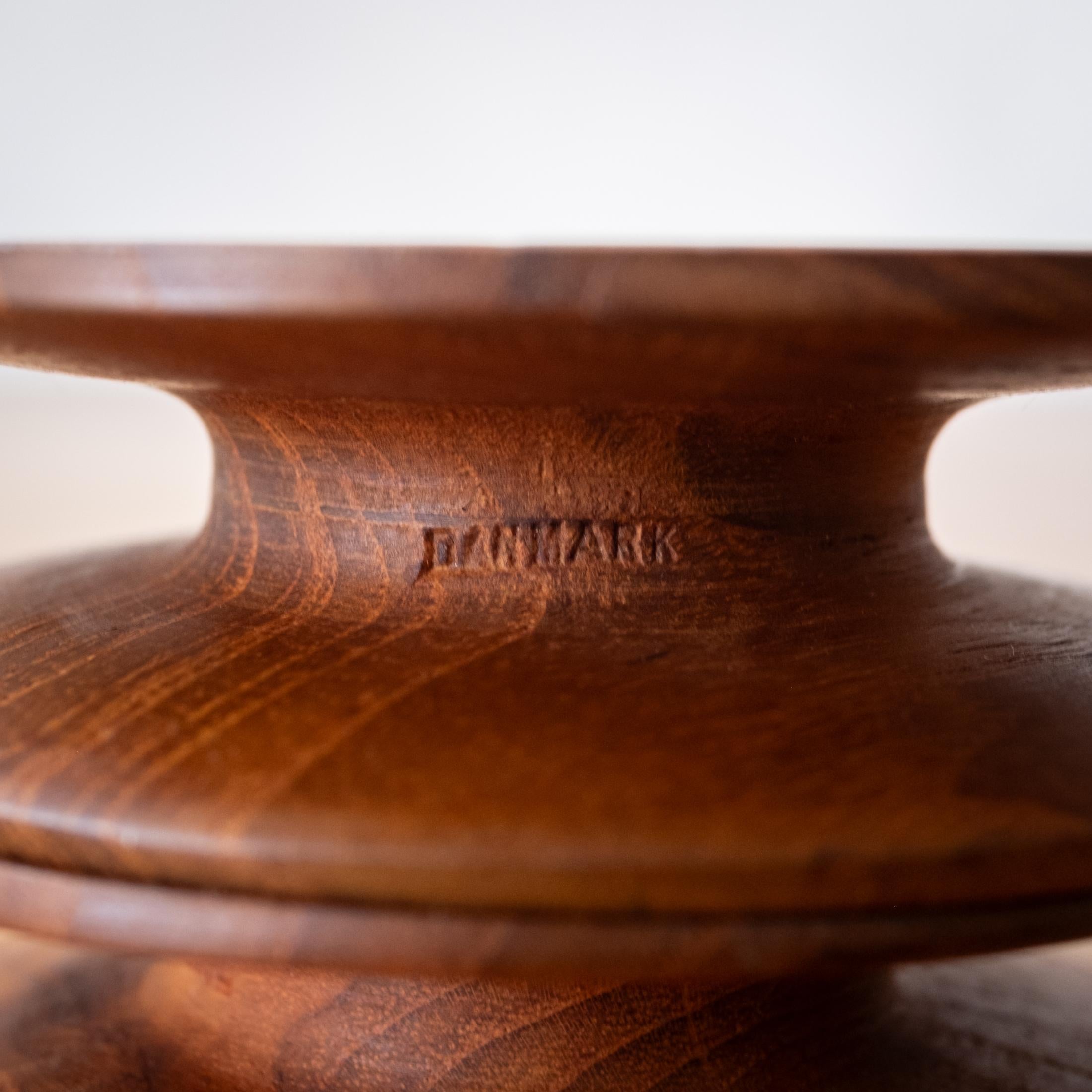Danois Rare ensemble de sous-verres en teck moderne danois du milieu du siècle par Jens H. Quistgaard pour Dansk en vente