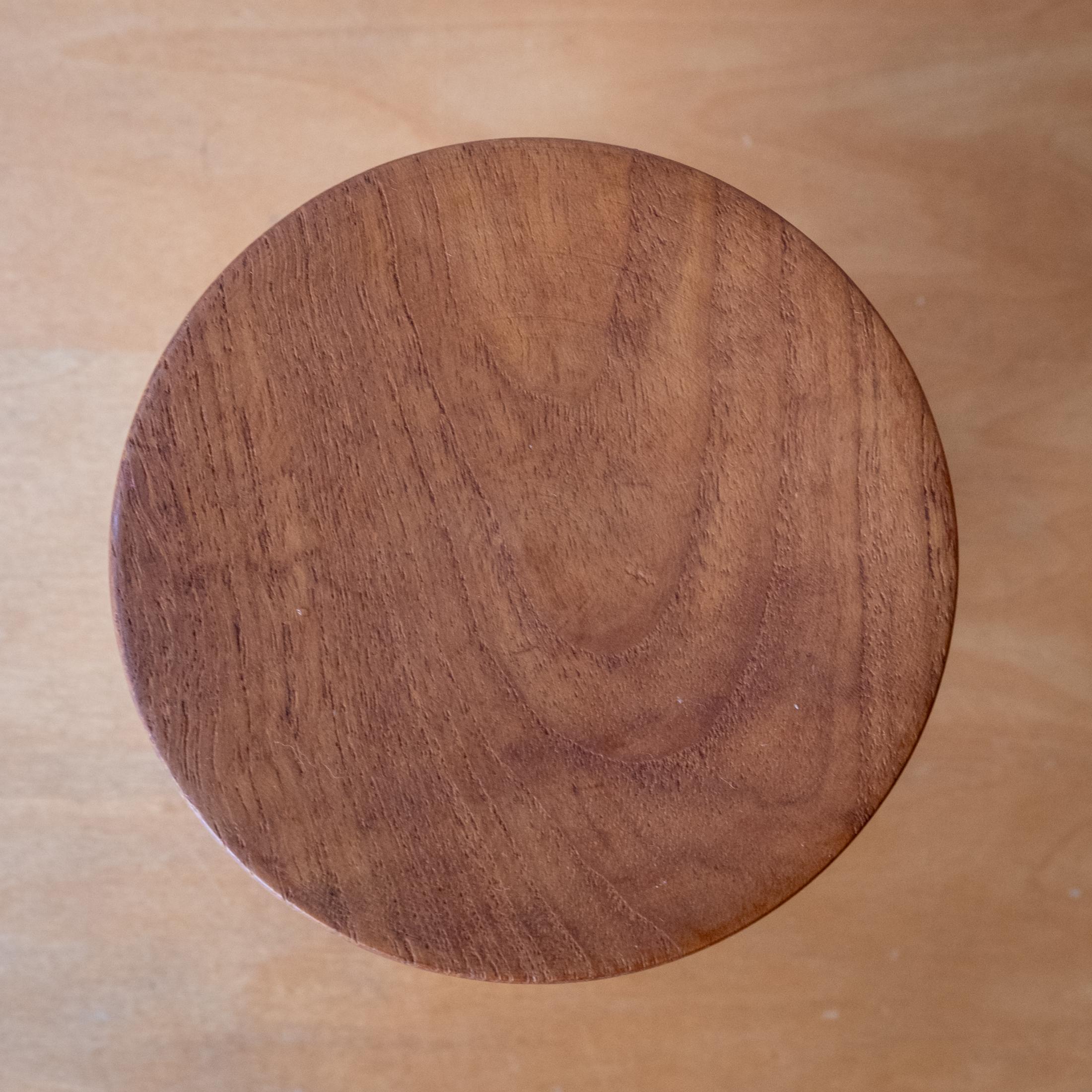 Teck Rare ensemble de sous-verres en teck moderne danois du milieu du siècle par Jens H. Quistgaard pour Dansk en vente