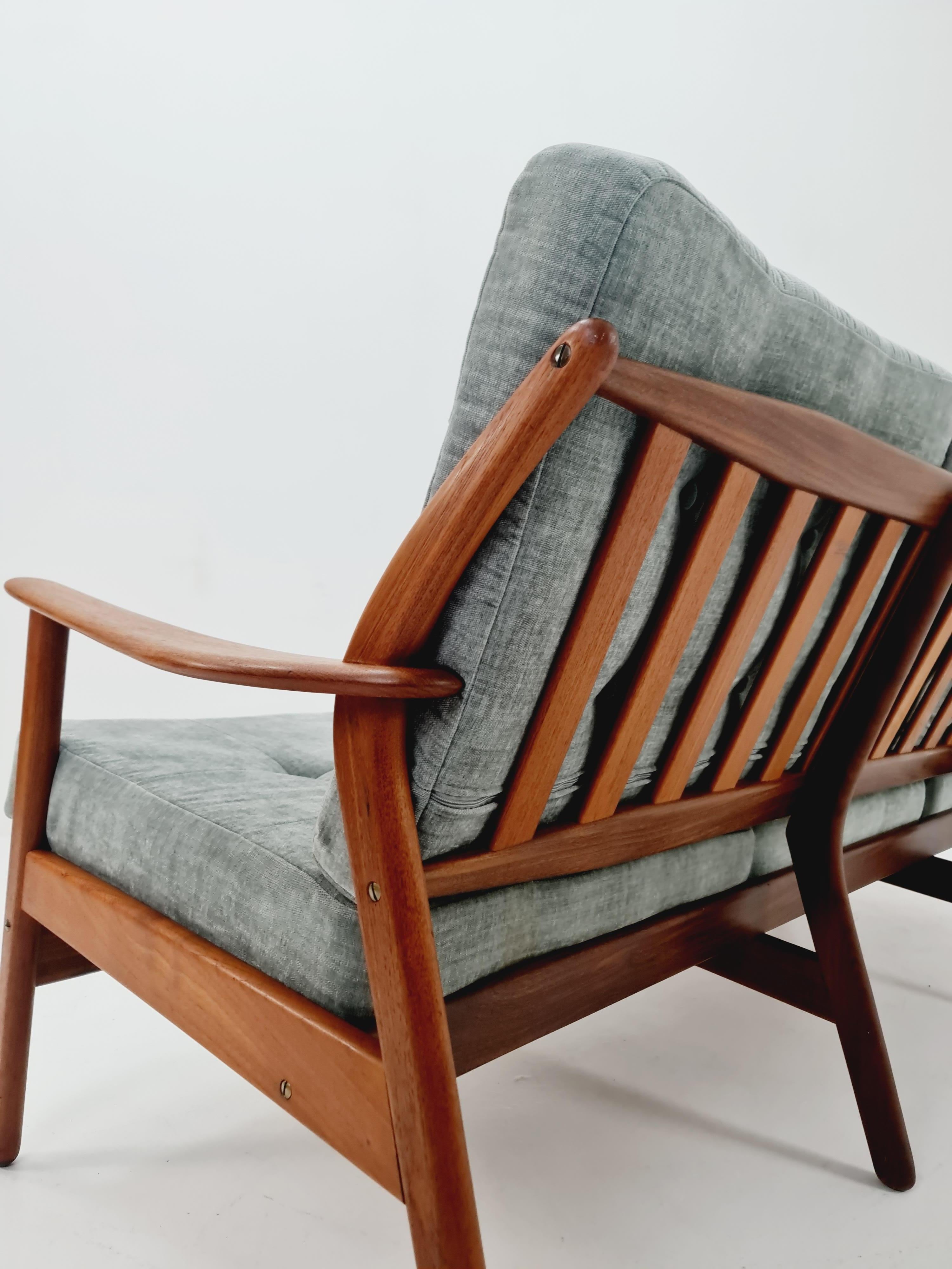 Raro sofá easy lounge de mediados de siglo  para teca DE Ster , años 60 en venta 5