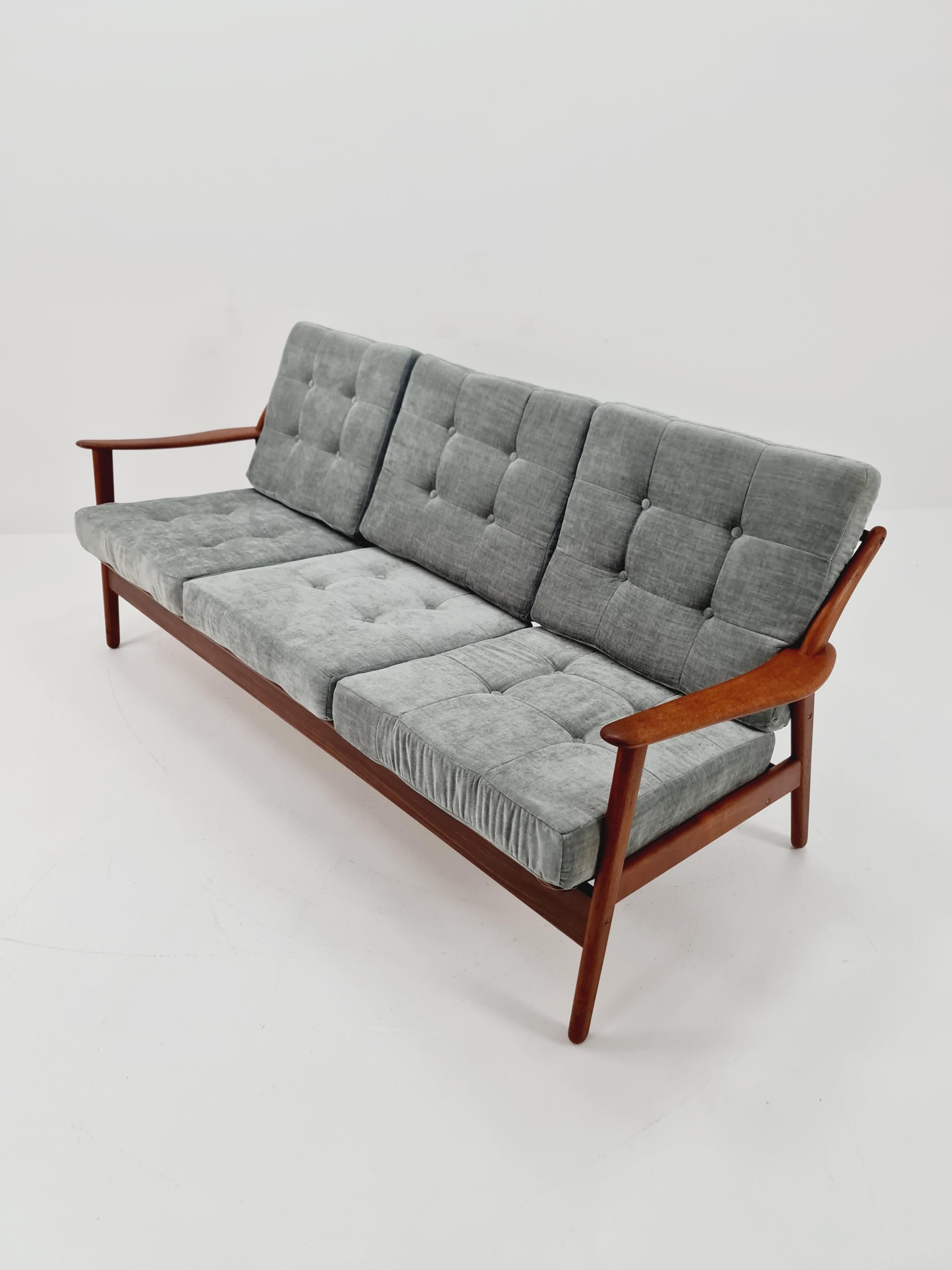 Raro sofá easy lounge de mediados de siglo  para teca DE Ster , años 60 en venta 9