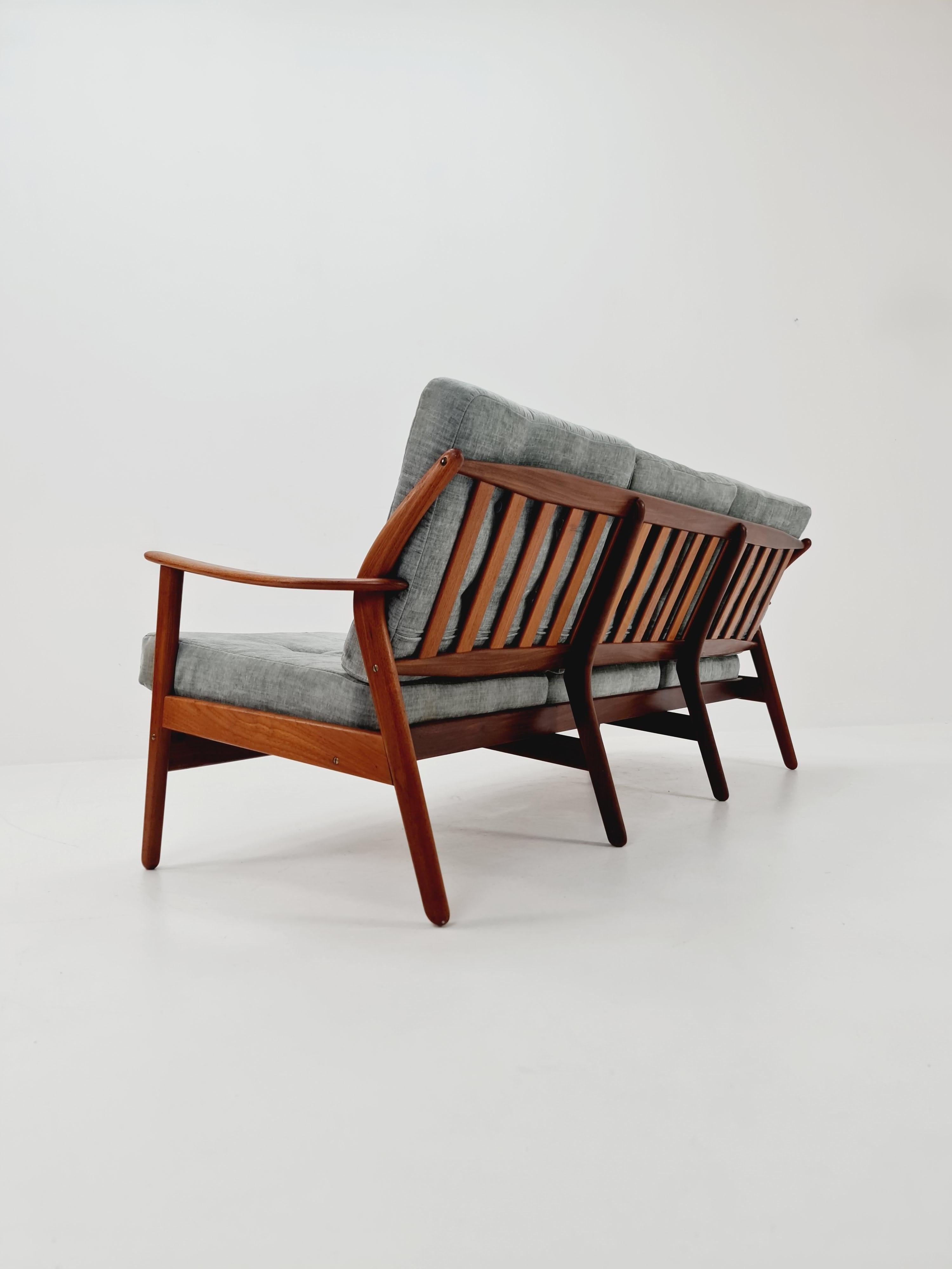 Raro sofá easy lounge de mediados de siglo  para teca DE Ster , años 60 en venta 2