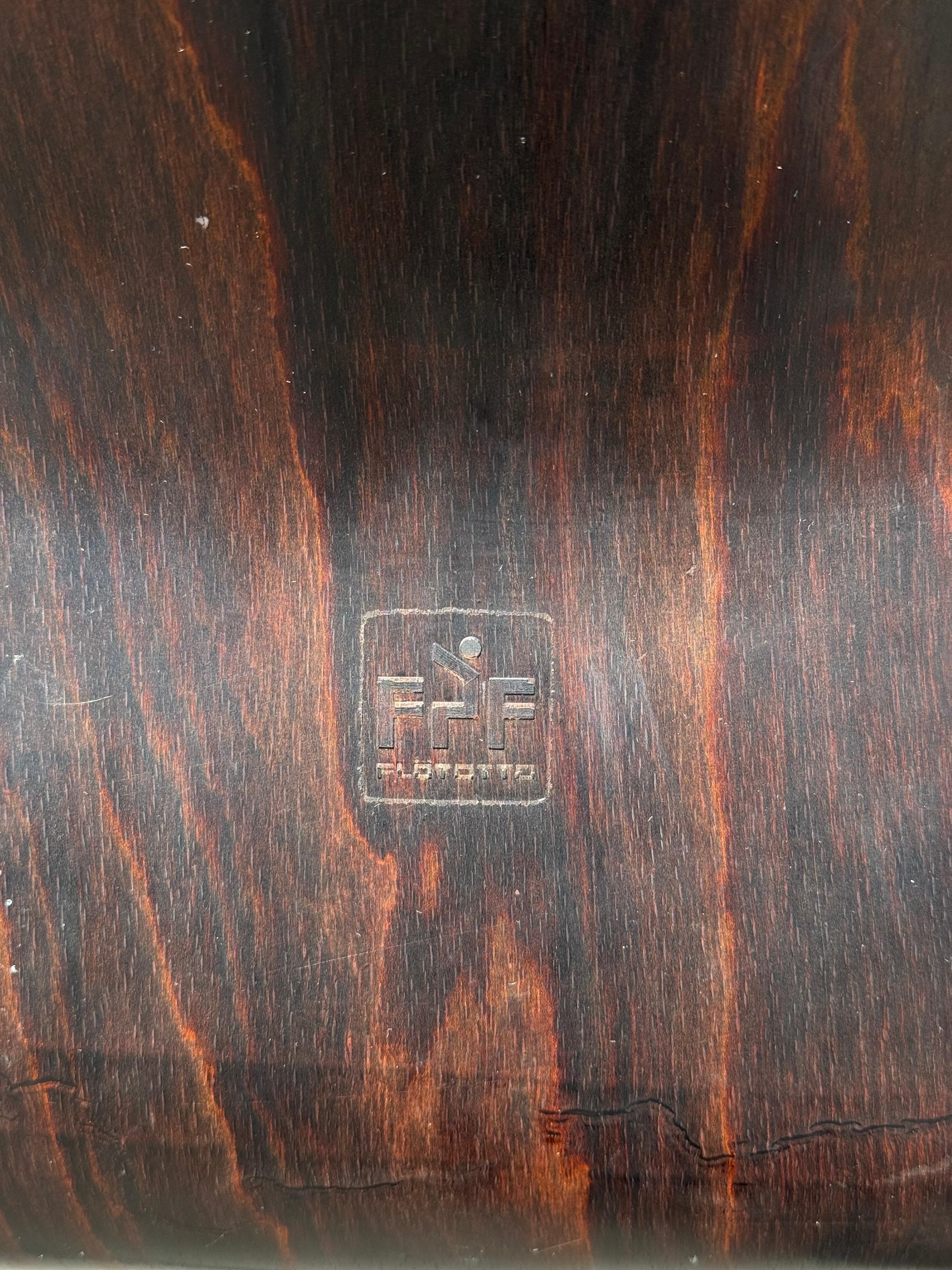 Rare Mid Century Elmar Flototto Rosewood Side Chair For Sale 6