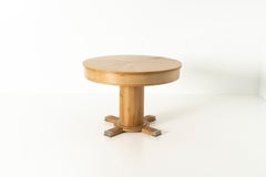 Rare Mid-Century Extendable French Round Dining Table