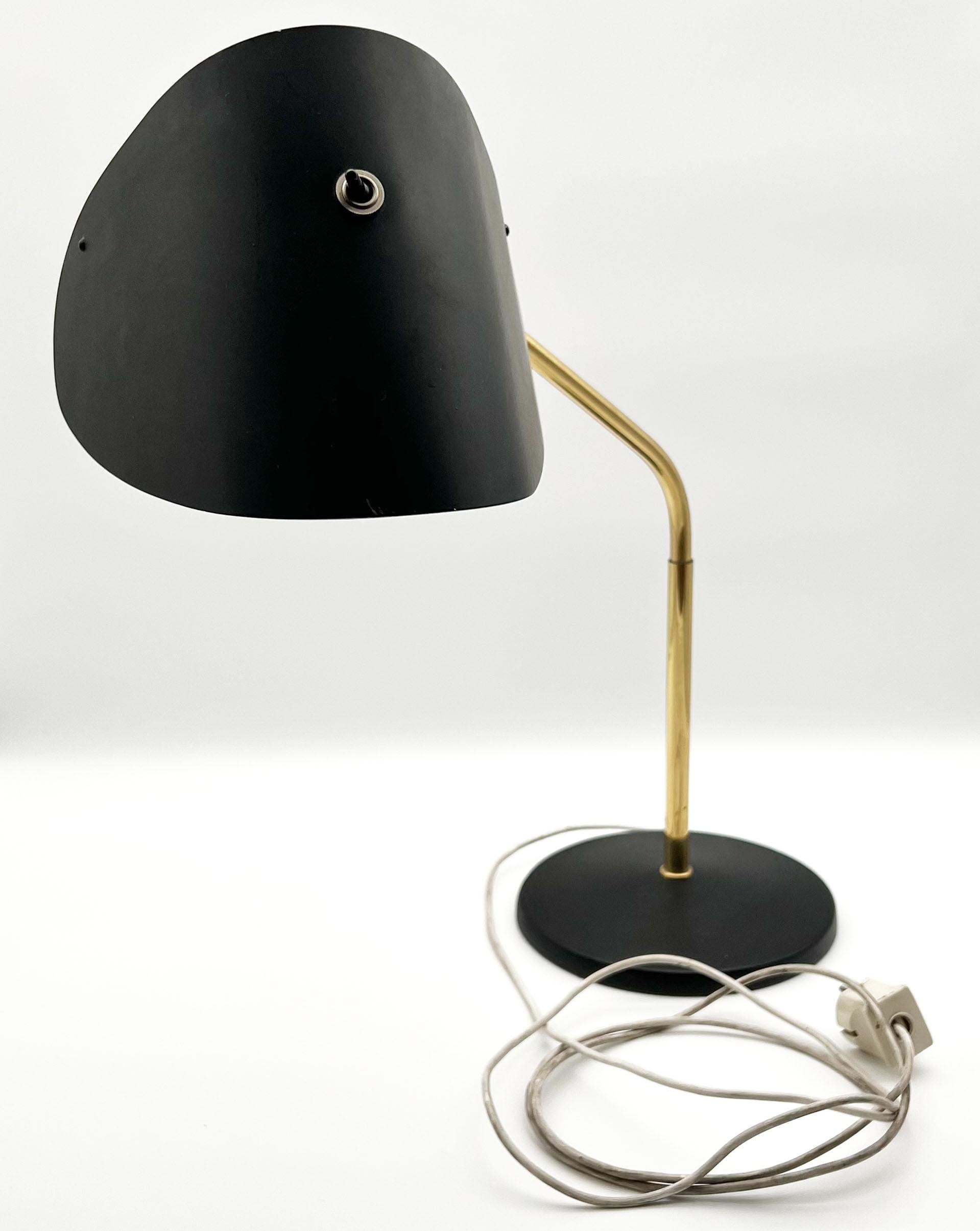 Rare Mid Century Fazit Table Lampe Designed by Franz Hagenauer ex Kalmar Austria In Good Condition In Vienna, AT