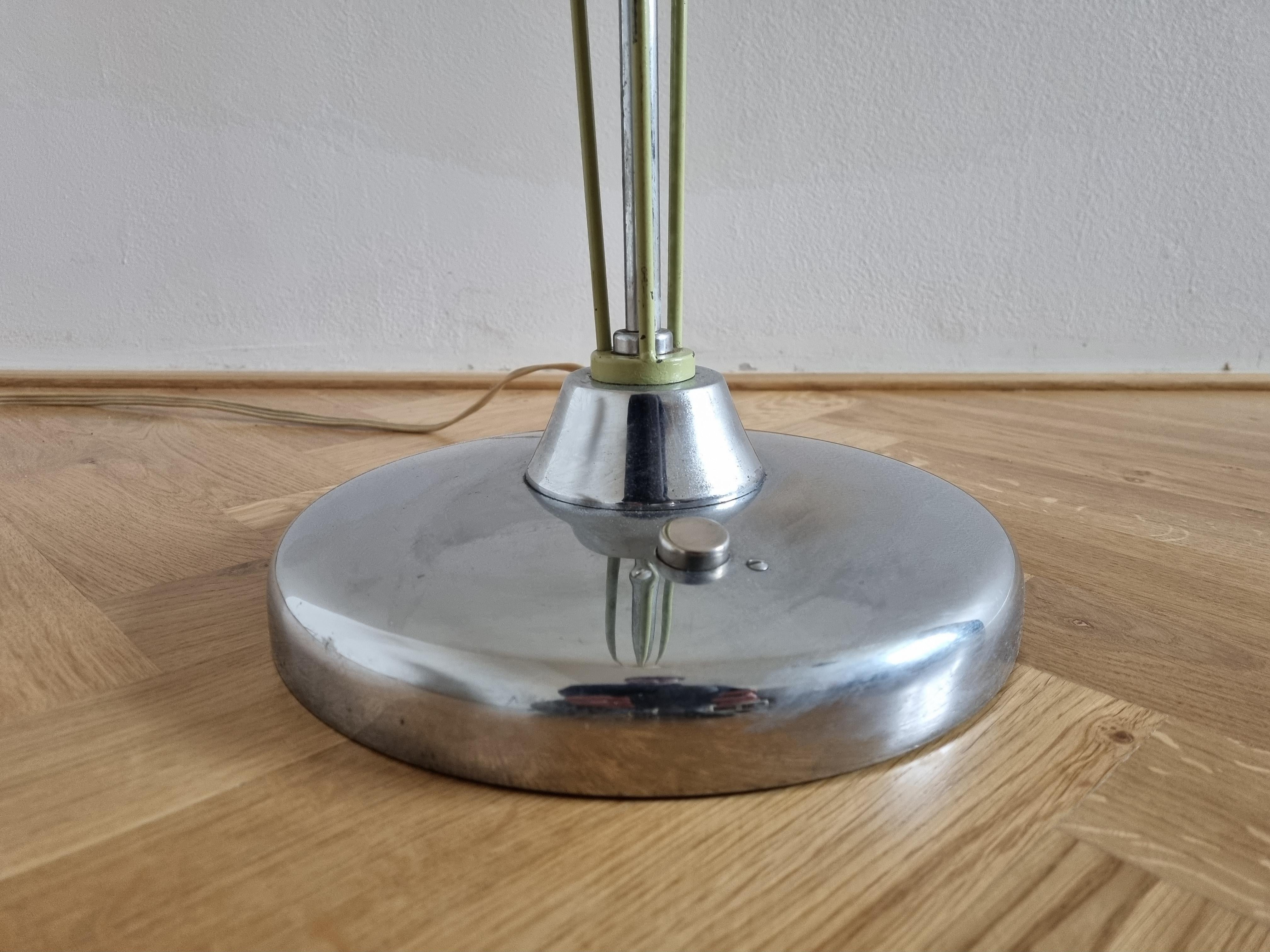 Rare Mid Century Floor Lamp in style of Stilnovo, 1960s For Sale 7