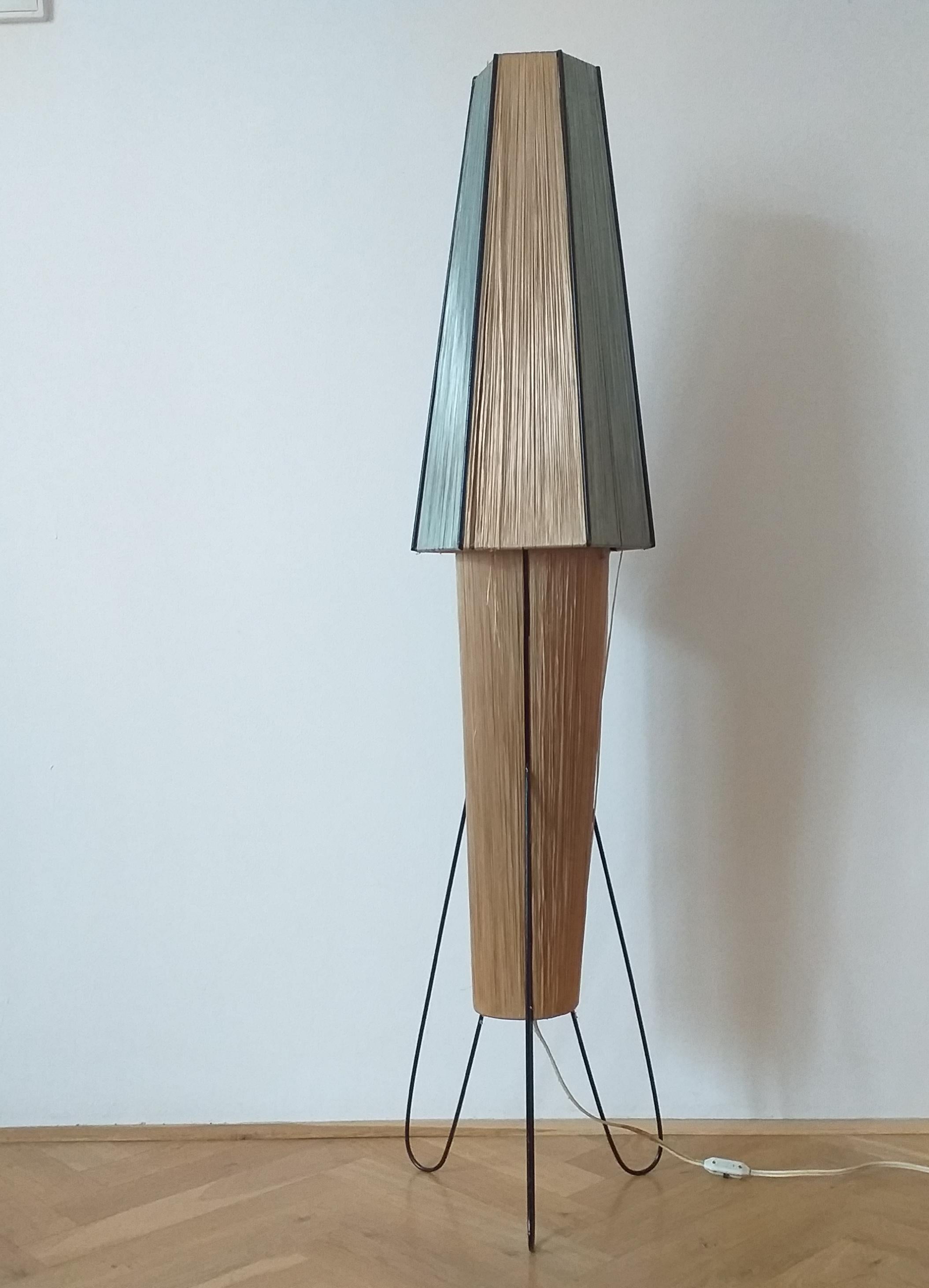 Rare Midcentury Floor Lamp Rocket, 1960s For Sale 2