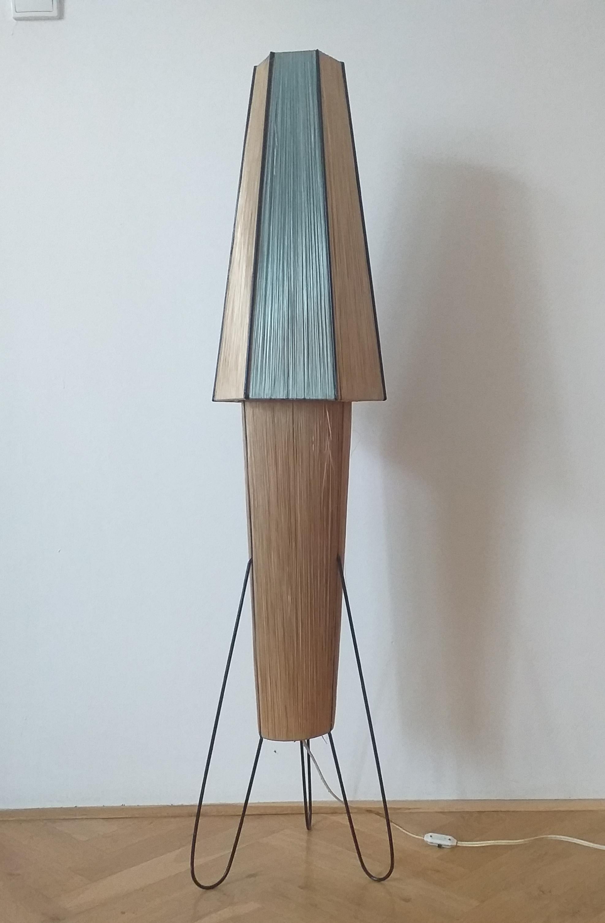 Mid-20th Century Rare Midcentury Floor Lamp Rocket, 1960s For Sale