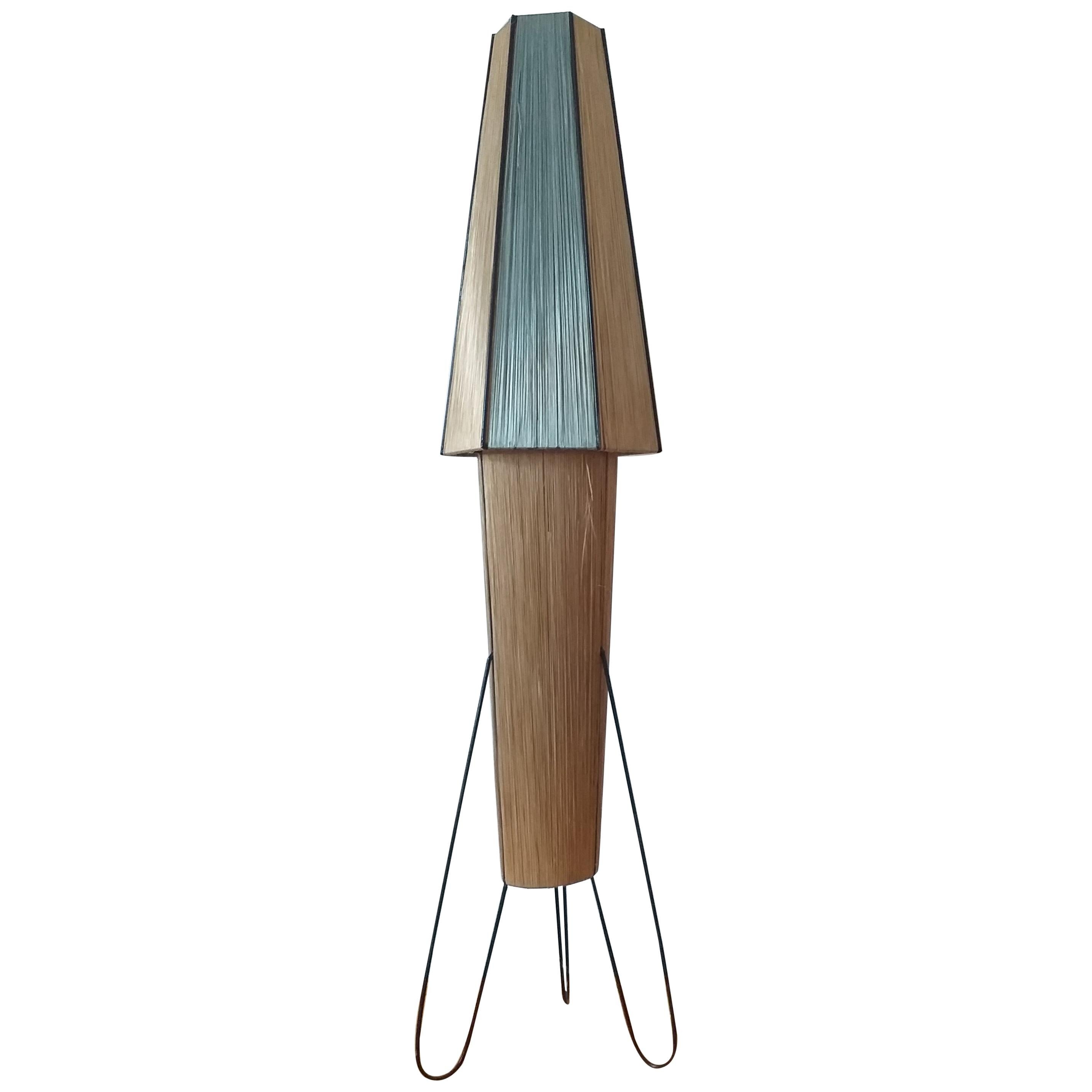 Rare Midcentury Floor Lamp Rocket, 1960s For Sale