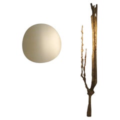 Rare Mid-Century French 'Cactus' Wall Lamp by Félix Agostini