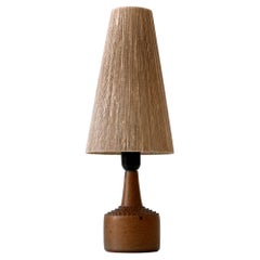 Rare Mid-Century Glazed Stoneware Table Lamp by Rolf Palm for Mölle Sweden 1962