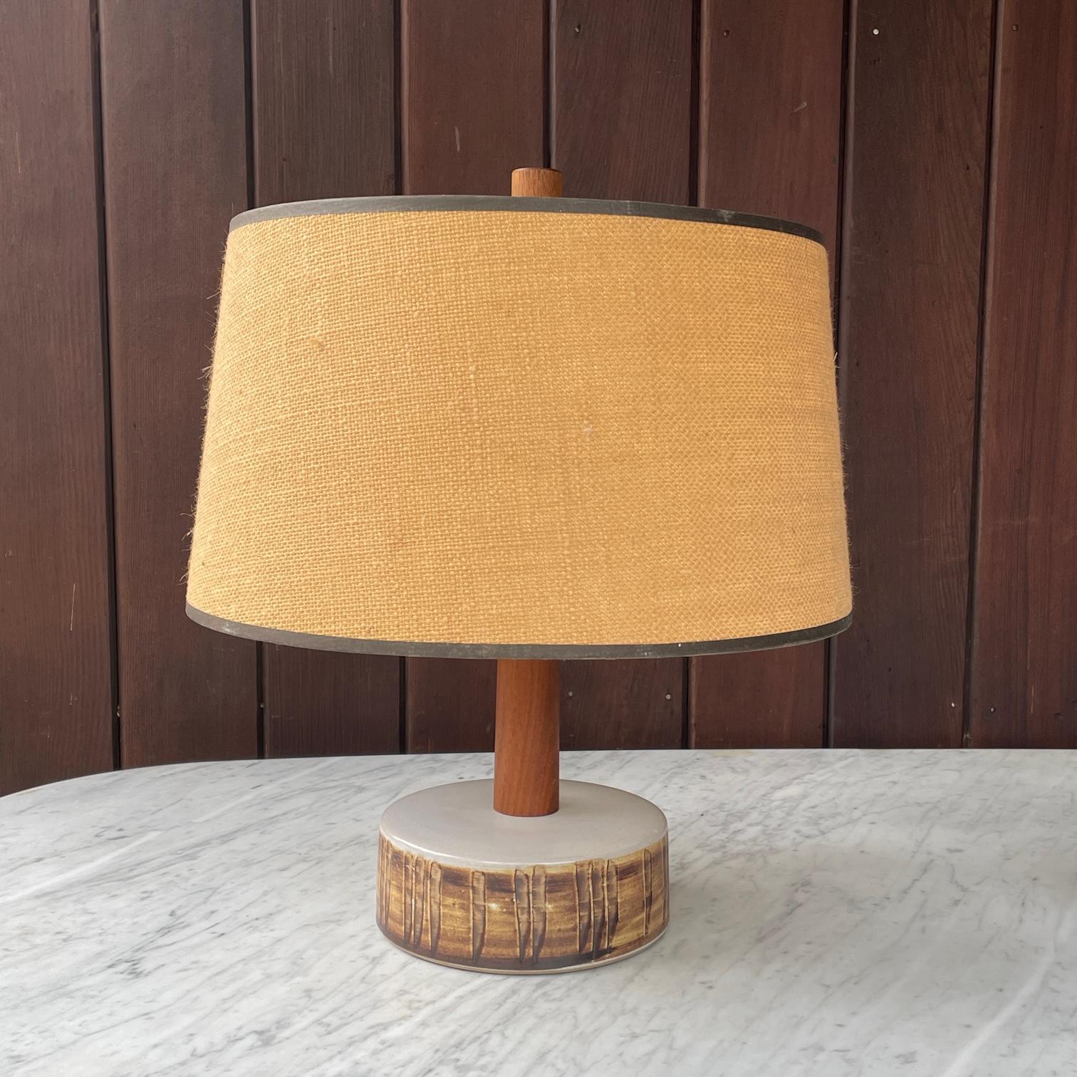 Mid-Century Modern Rare Mid-Century Gordon + Jane Martz Ceramic Table Lamp Marshall Studios Inc.  For Sale