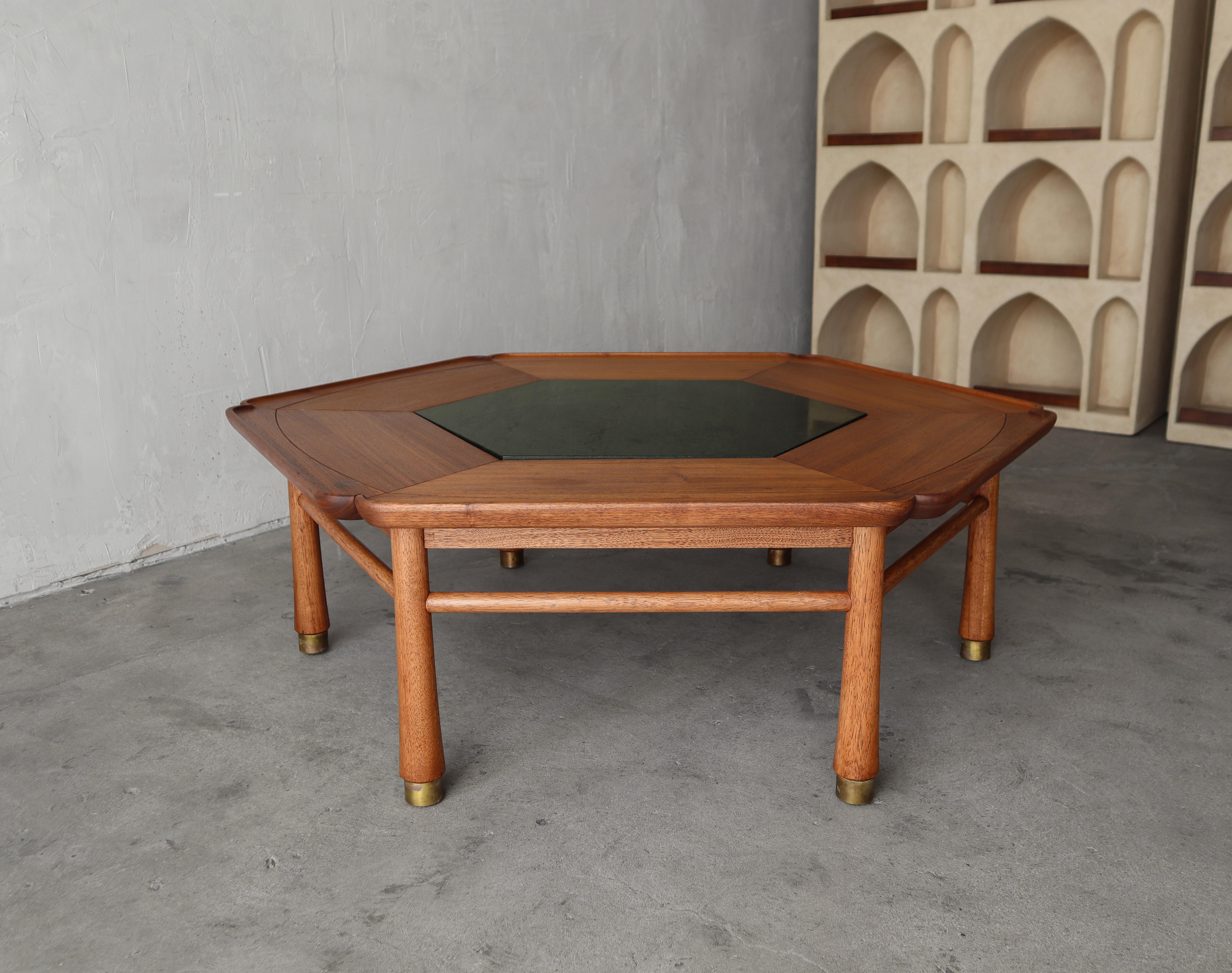 Mid-Century Modern RARE Mid Century Hexagon Coffee Table by Heritage