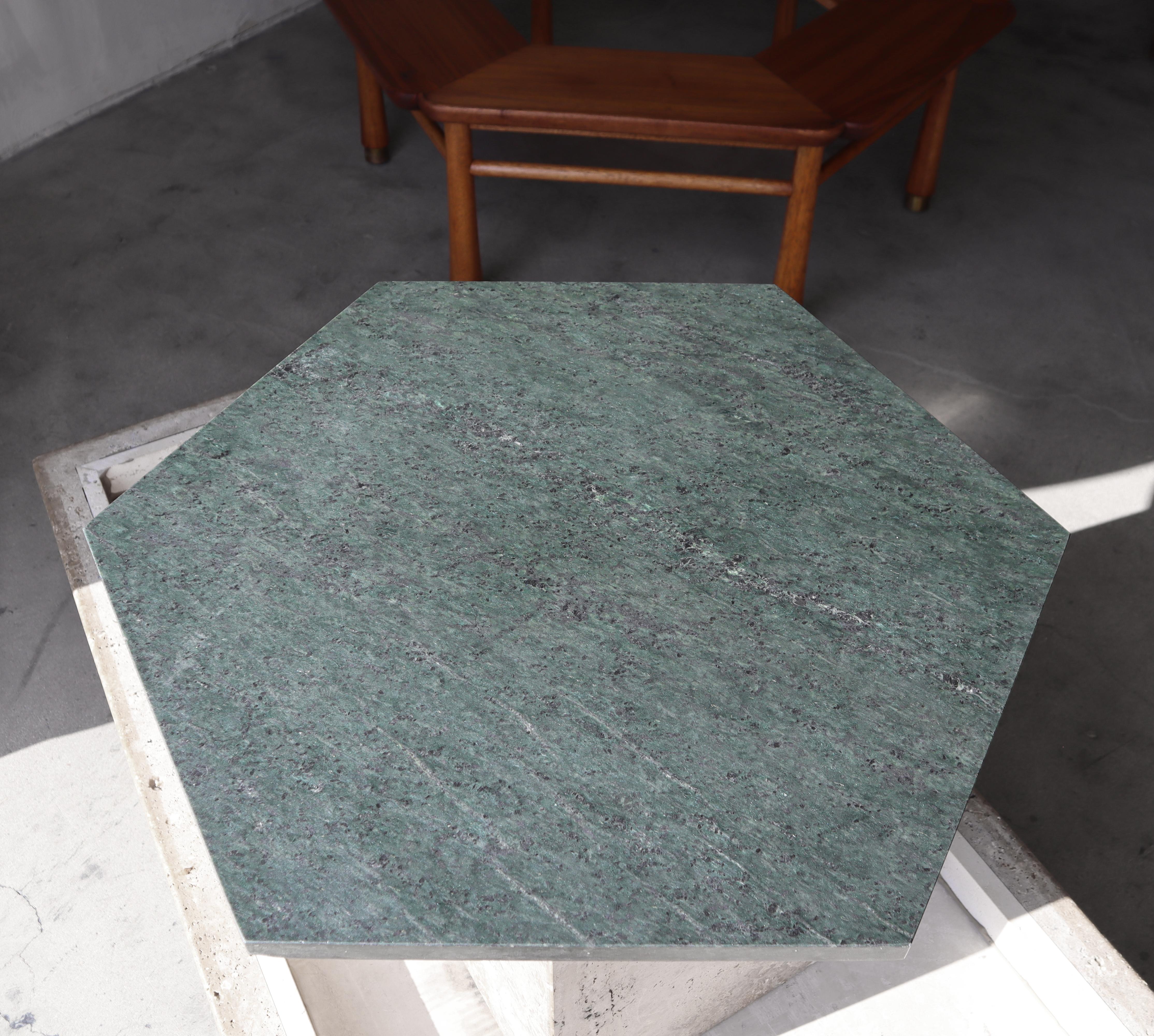 RARE Mid Century Hexagon Coffee Table by Heritage 3