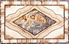 Mid 20th Century Italian Alabaster Marble Coffee Table