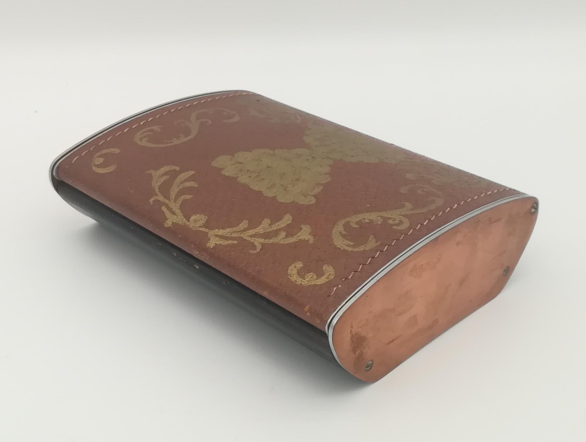 leather cigarette case vintage