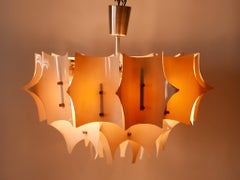Rare Mid-Century Modern 18-Flamed Pendant Lamp or Chandelier Austria, 1960s