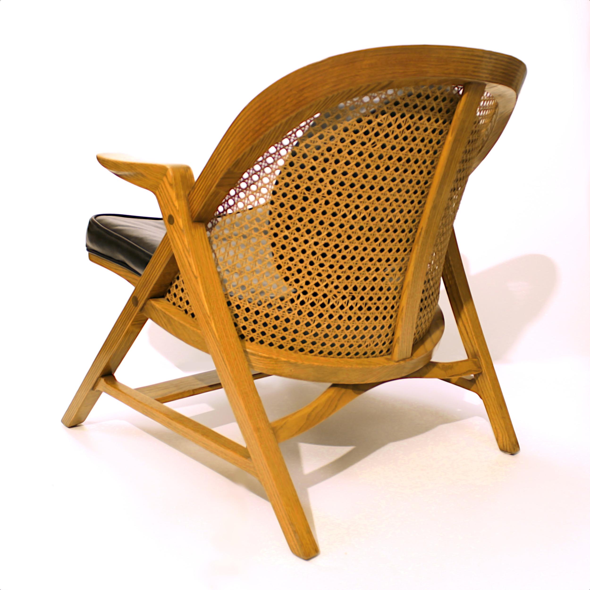 American Rare Mid-Century Modern 5700-A A Frame Lounge Chair by Edward Wormley for Dunbar